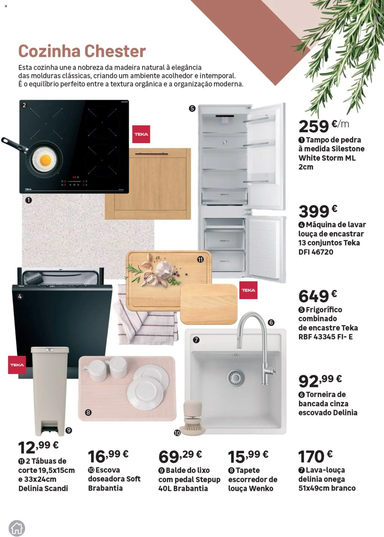 Leroy Merlin Catálogo Cozinhas │ válido de 28.05.2026 | Página: 7 | Produtos: Frigorífico, Balde, Máquina de lavar, Torneira