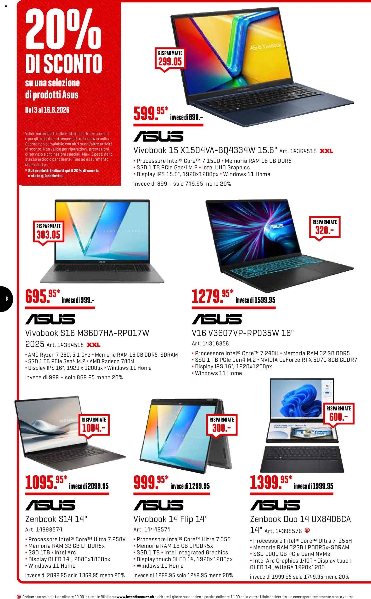 Interdiscount aktionen IT – gültig ab 03.08.2026 | Seite: 8