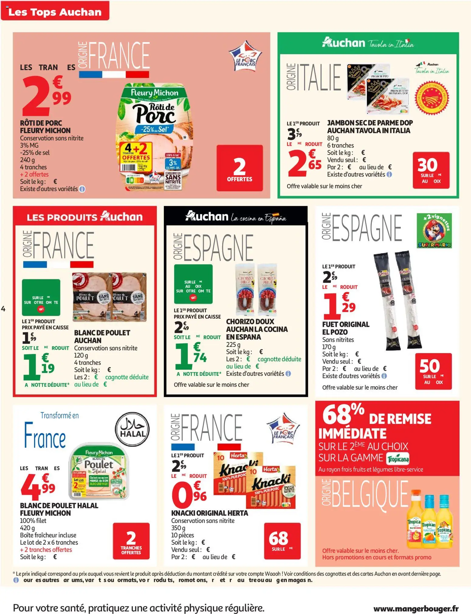 {H1} | Pagina: 4 | Producten: Prosciutto, Tropicana, Chorizo, Filet