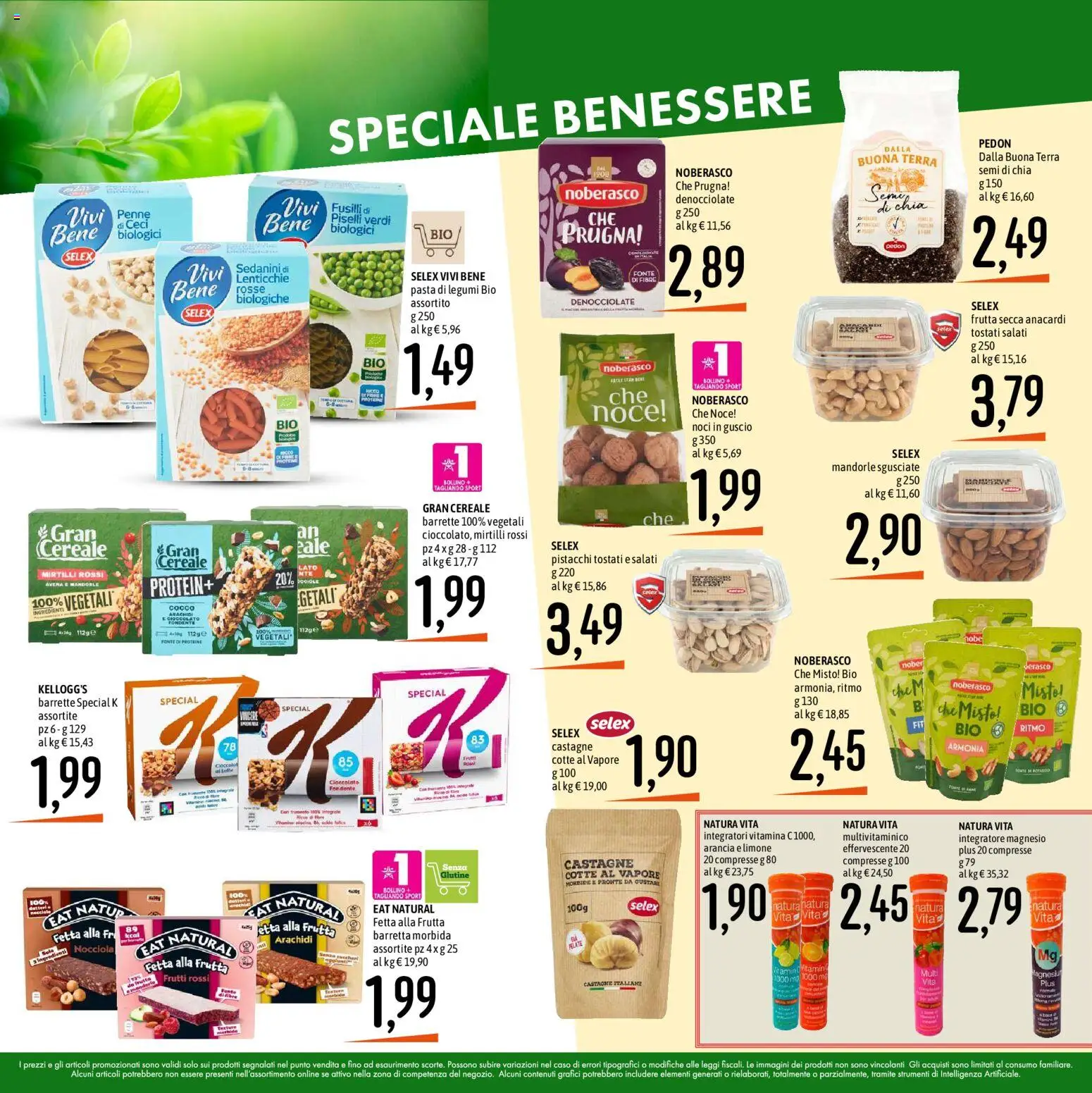 Volantino Emisfero del 19/10/2026 | Pagina: 18 | Prodotti: Multivitaminico, Arancia, Pistacchi, Penne
