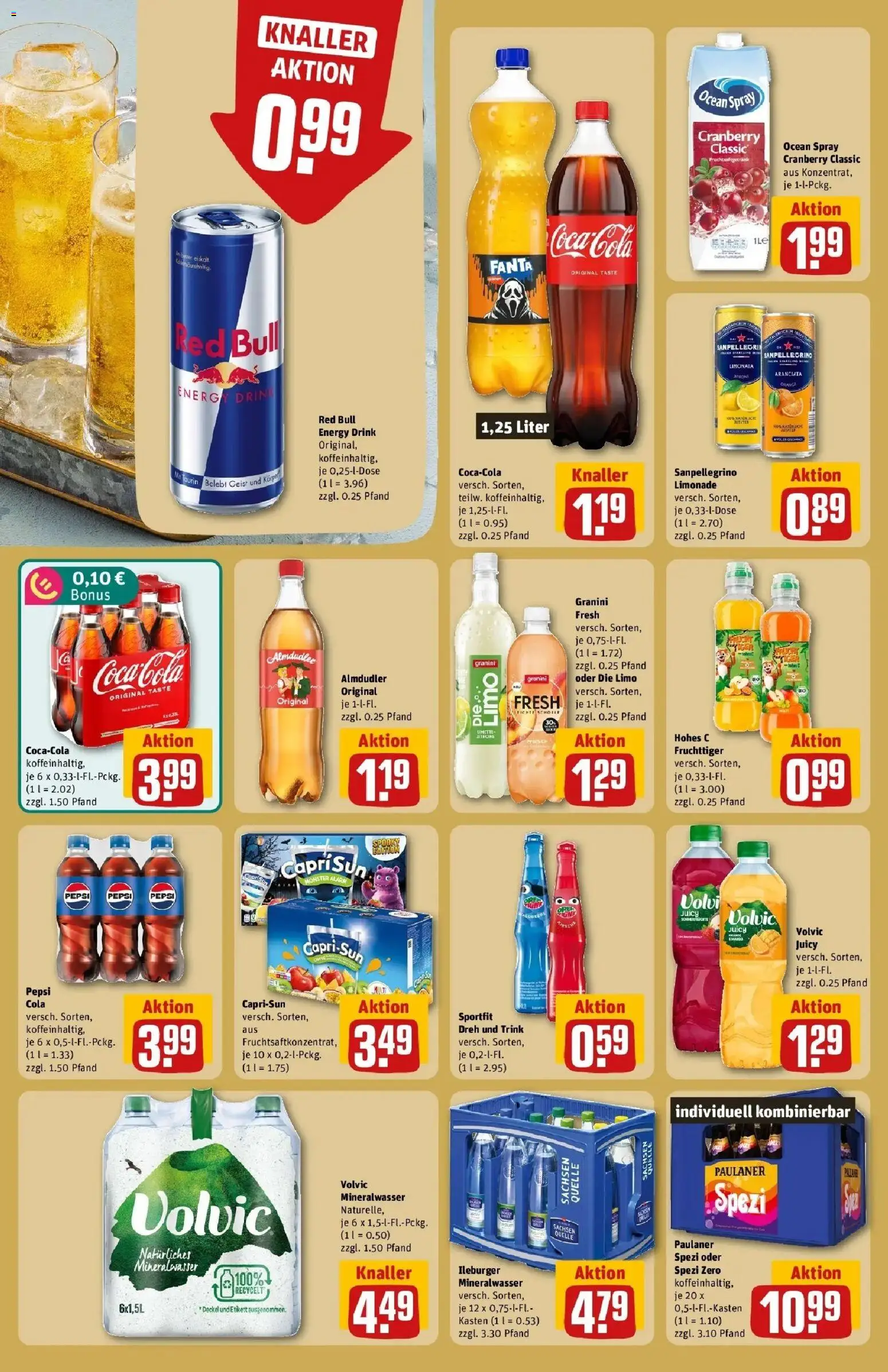 REWE Prospekt ab 05.10.2026 zum Blättern » Angebote | Seite: 22 | Produkte: Limonade, Mineralwasser, Granini, Pepsi