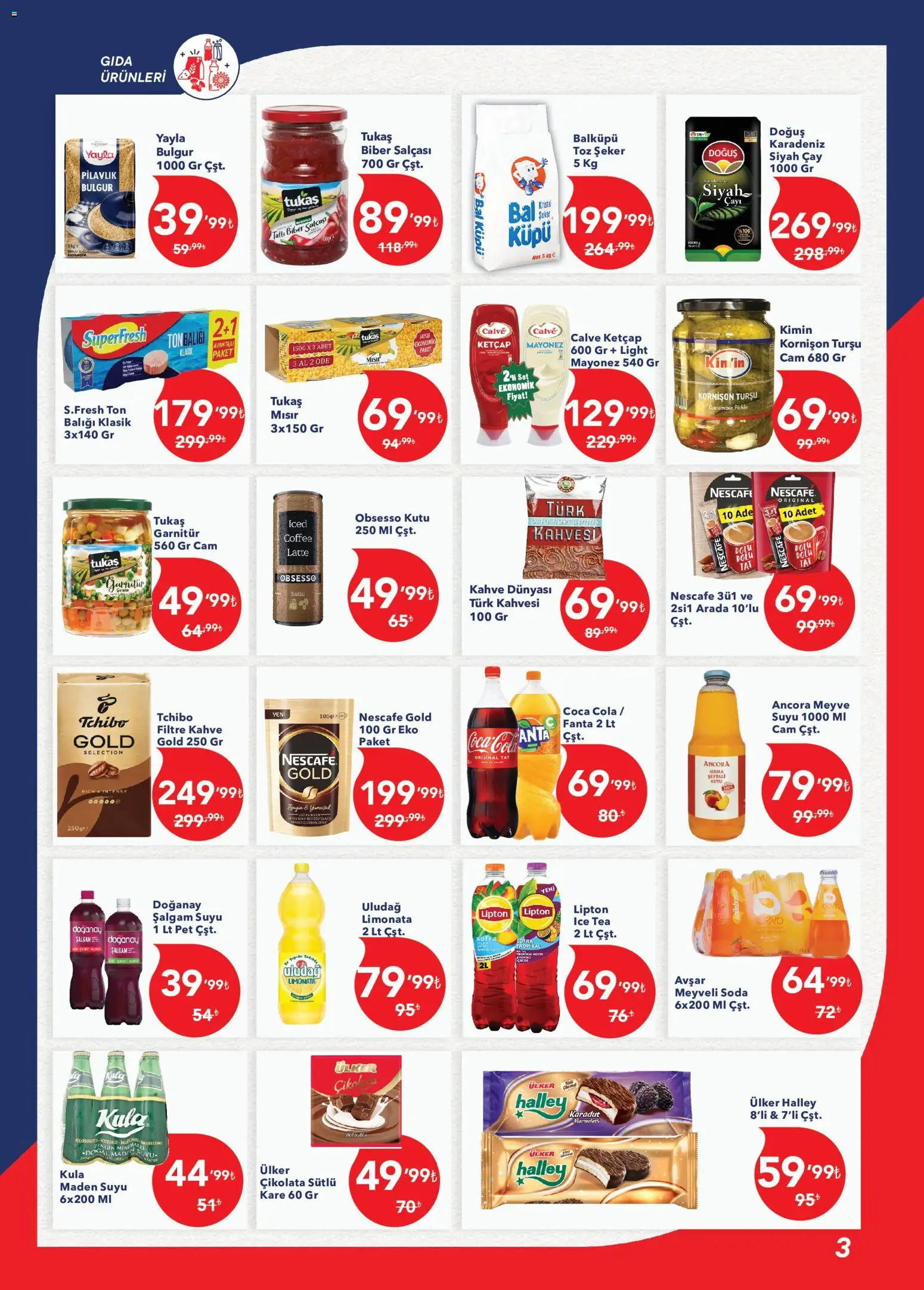 Kim Market Katalog - Ege Insert - 02.05.2026 tarihinden itibaren geçerlidir | Sayfa: 3 | Ürünler: Soda, Toz şeker, Maden suyu, Ice tea