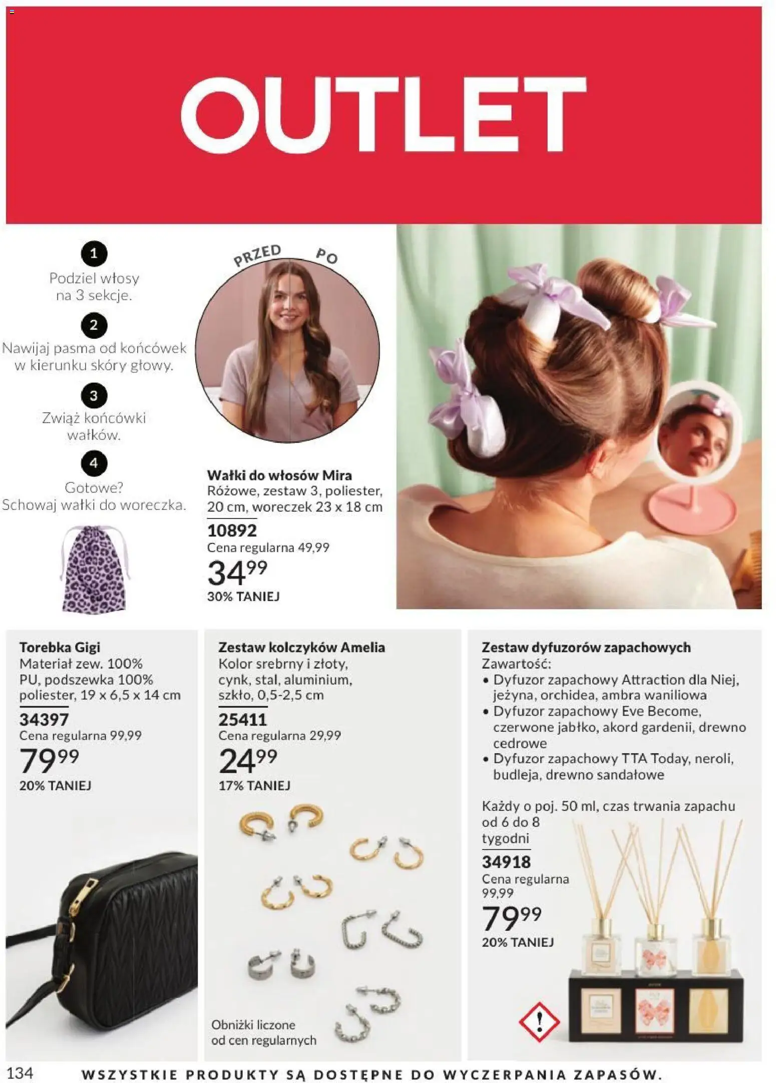 Avon Katalog 8 2026 od 01.08.2026 | Strona: 134 | Produkty: Dyfuzor zapachowy, Torebka