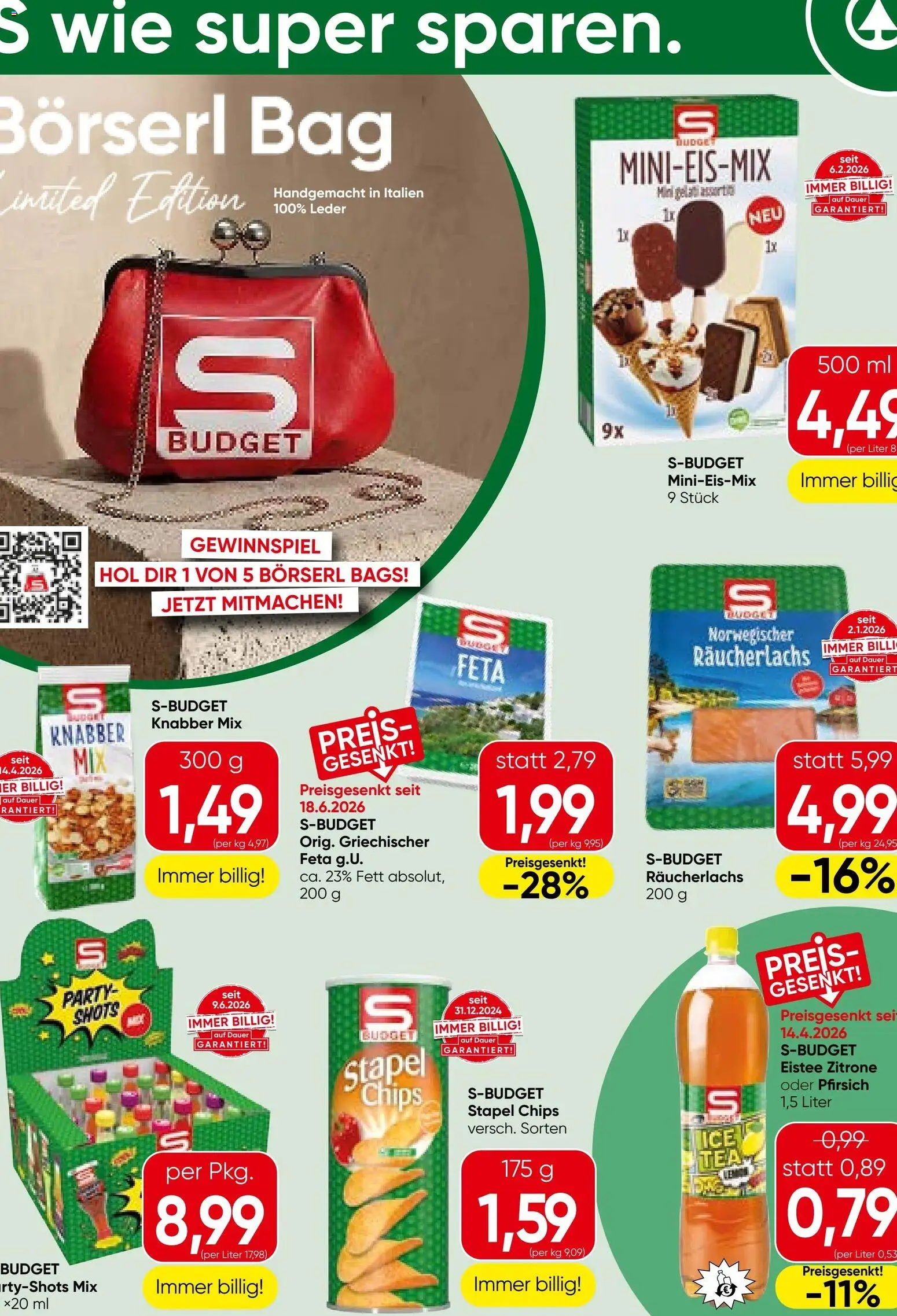 Spar - Flugblatt gültig ab 18.06.2026 | Seite: 17 | Produkte: Chips, Zitrone, Pfirsich