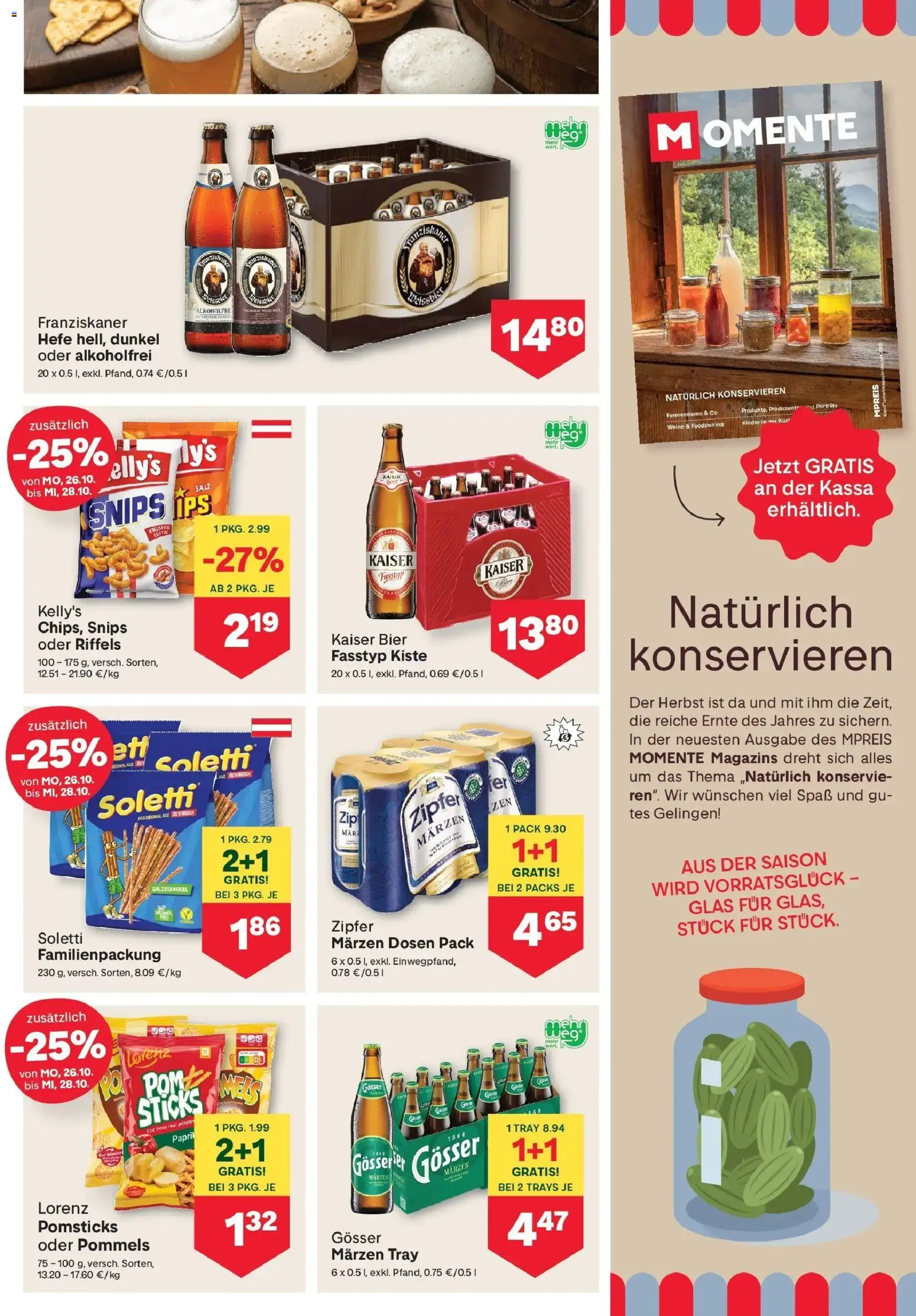 MPREIS Pfunds von 22.10.2026 - Aktuelle Angebote | Seite: 9 | Produkte: Bier