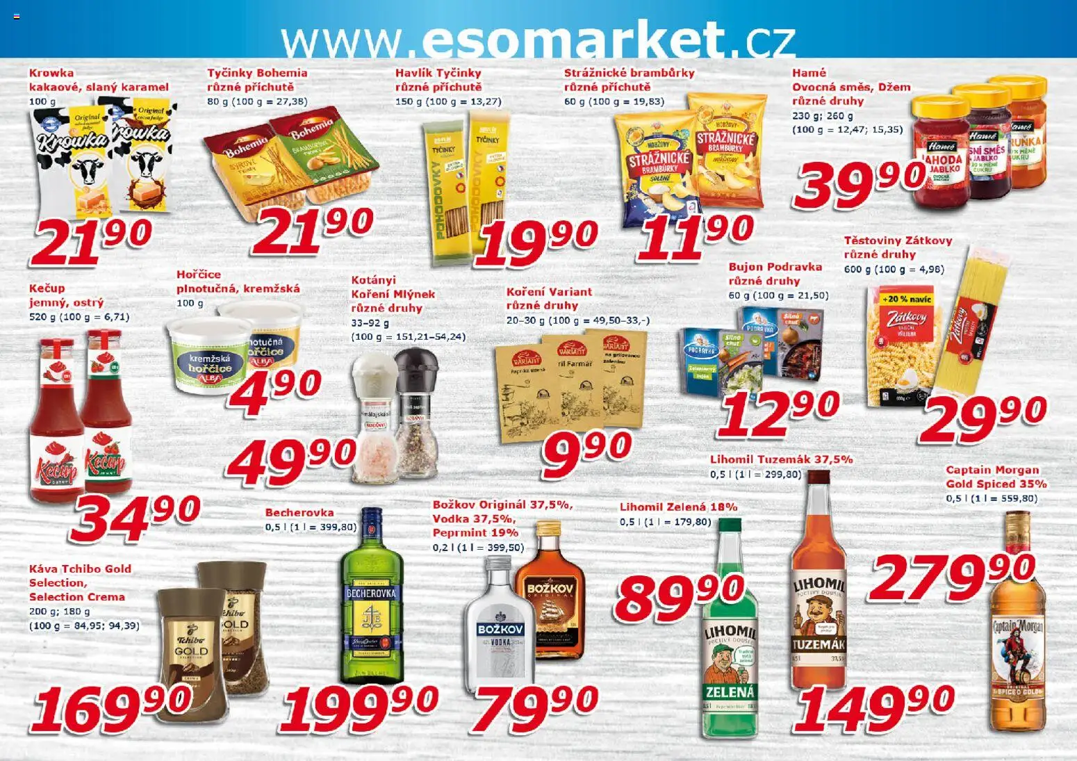 Eso market leták od 22.07.2026 | Strana: 6 | Produkty: Káva, Morgan, Tyčinky, Tuzemák