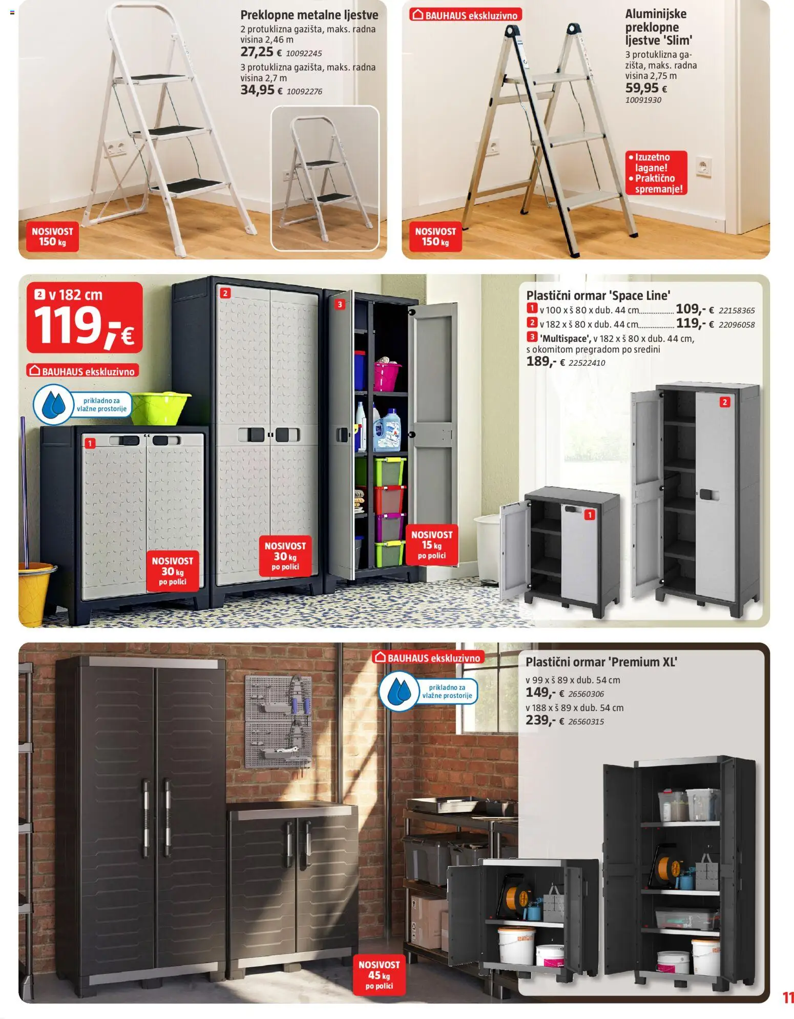 Bauhaus katalog | vrijedi od 17.06.2026 | Stranica: 11 | Proizvodi: Ormar, Ljestve
