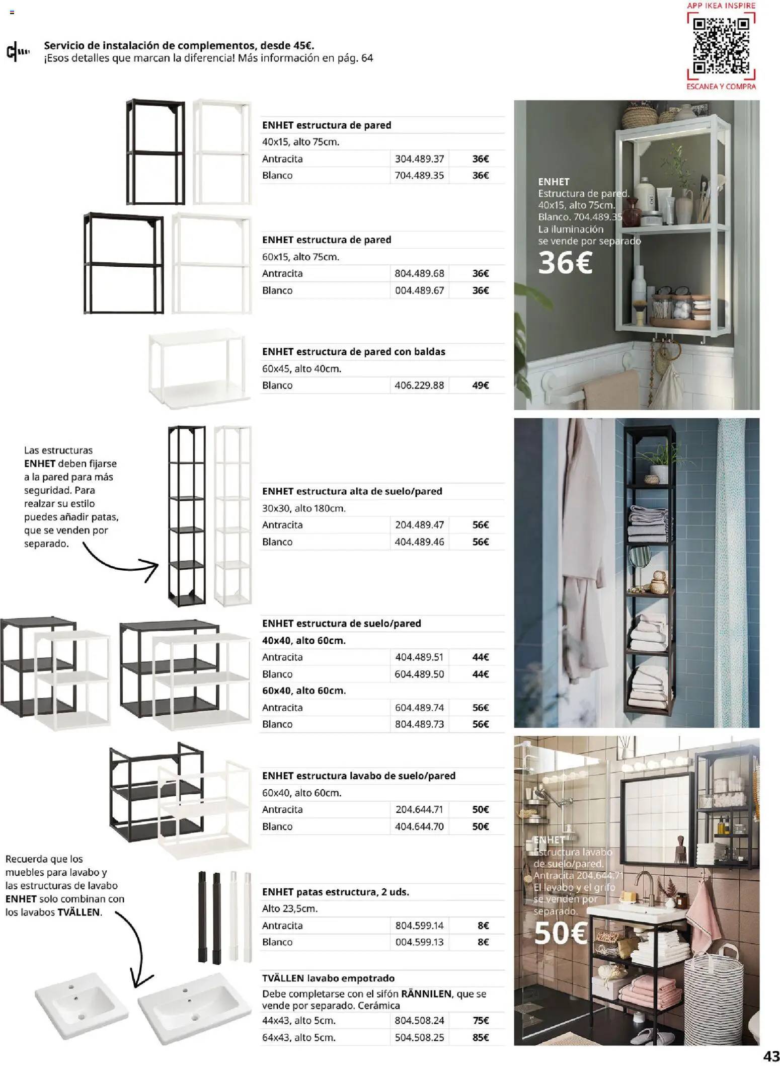 IKEA - Muebles para baño │ válido desde el 01/09/2026 | Página: 43