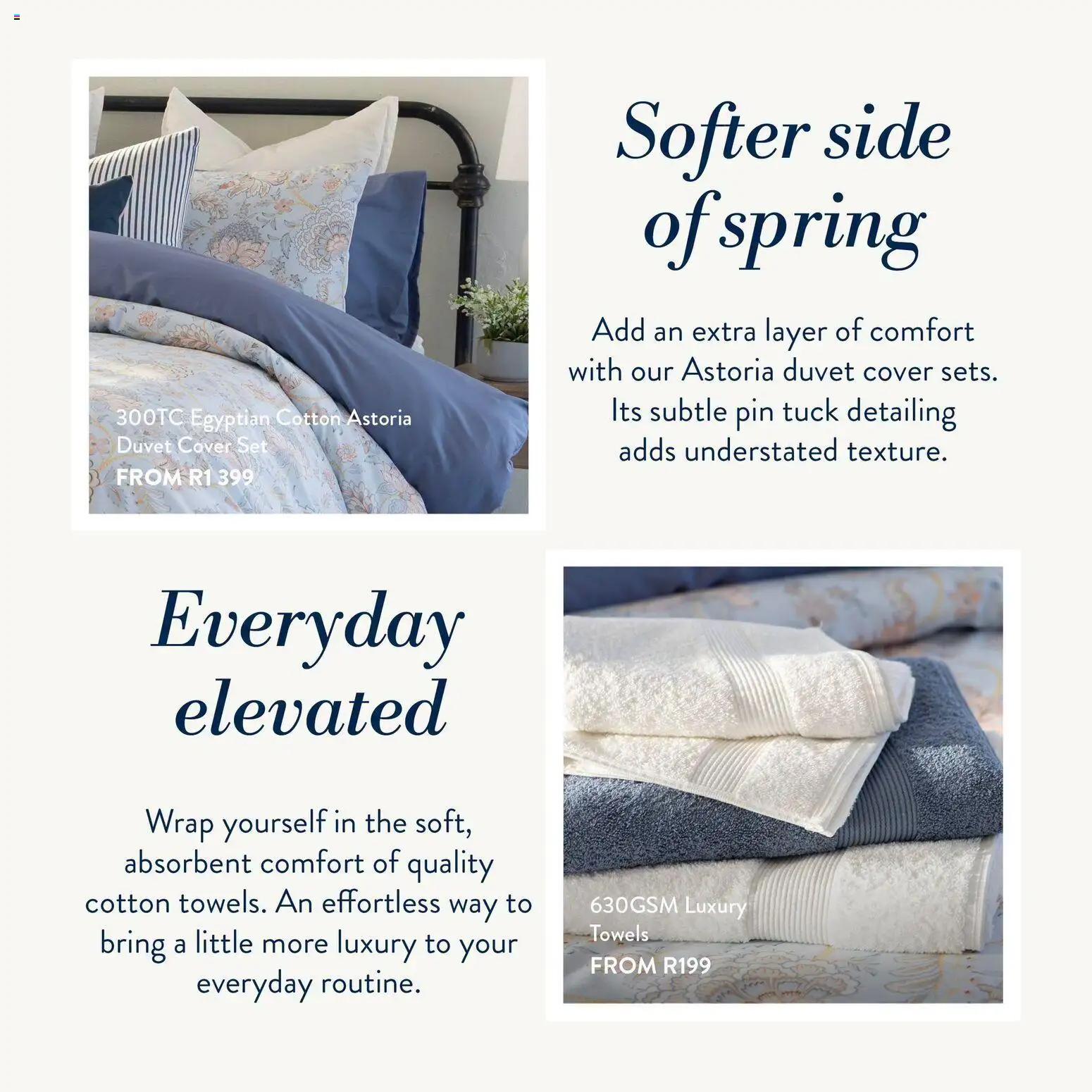 New Volpes catalogue – valid from 18/09/2026 | Page: 4 | Products: Cover, Towels, Duvet