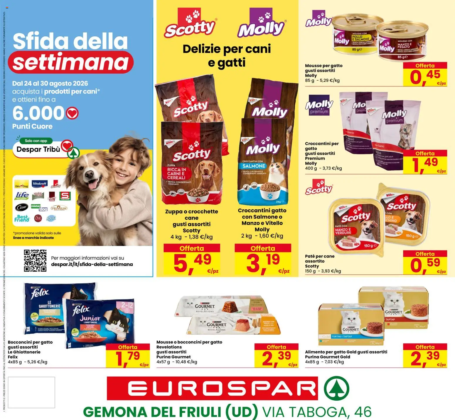 Volantino Eurospar del 20/08/2026 | Pagina: 20 | Prodotti: Verdure, Suino, Vitello, Fegato
