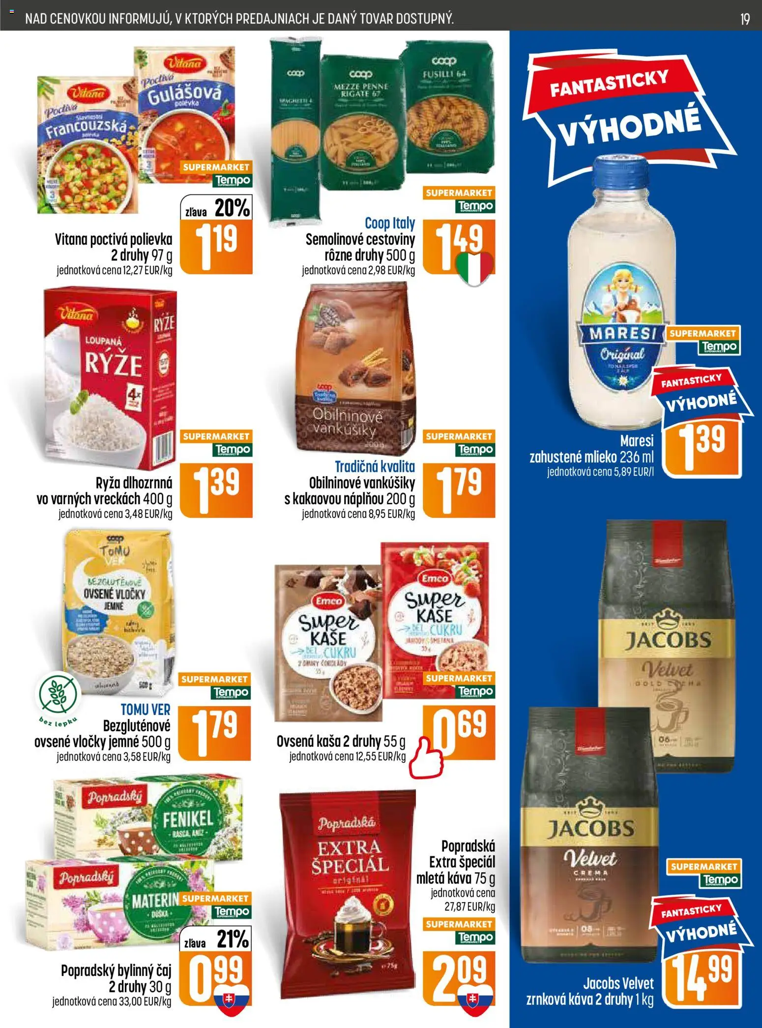 Nové COOP Jednota akcie – leták je platný od 02.07.2026 | Strana: 19