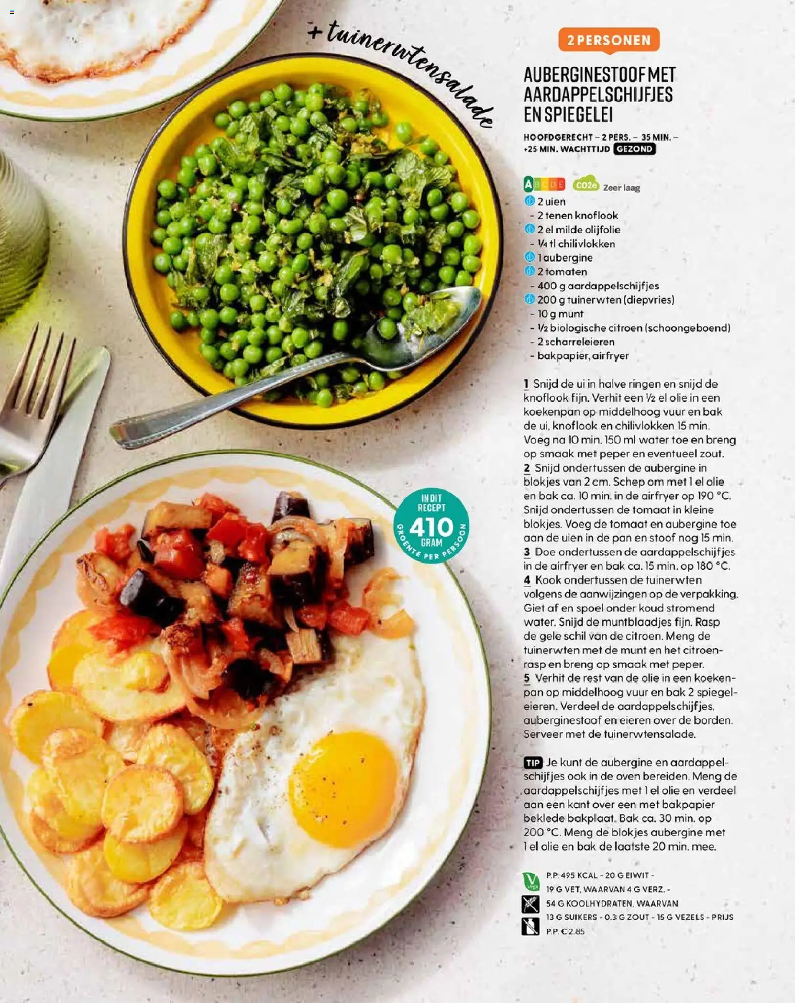 {H1} | Pagina: 42 | Producten: Aardappel, Munt, Olijfolie, Bakpapier