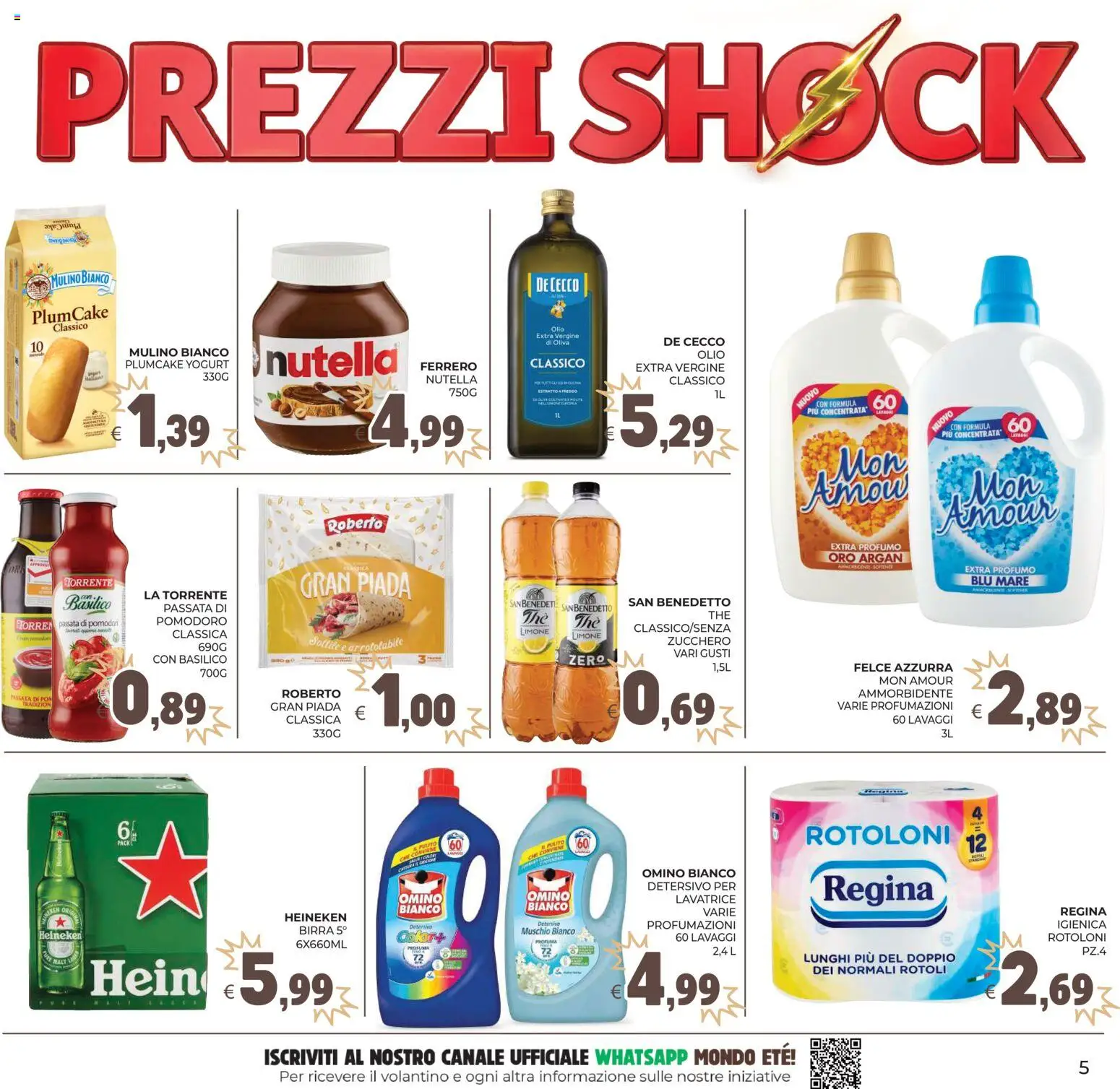 Volantino Eté del 11/09/2026 | Pagina: 5 | Prodotti: Birra, De Cecco, Plumcake, Profumo
