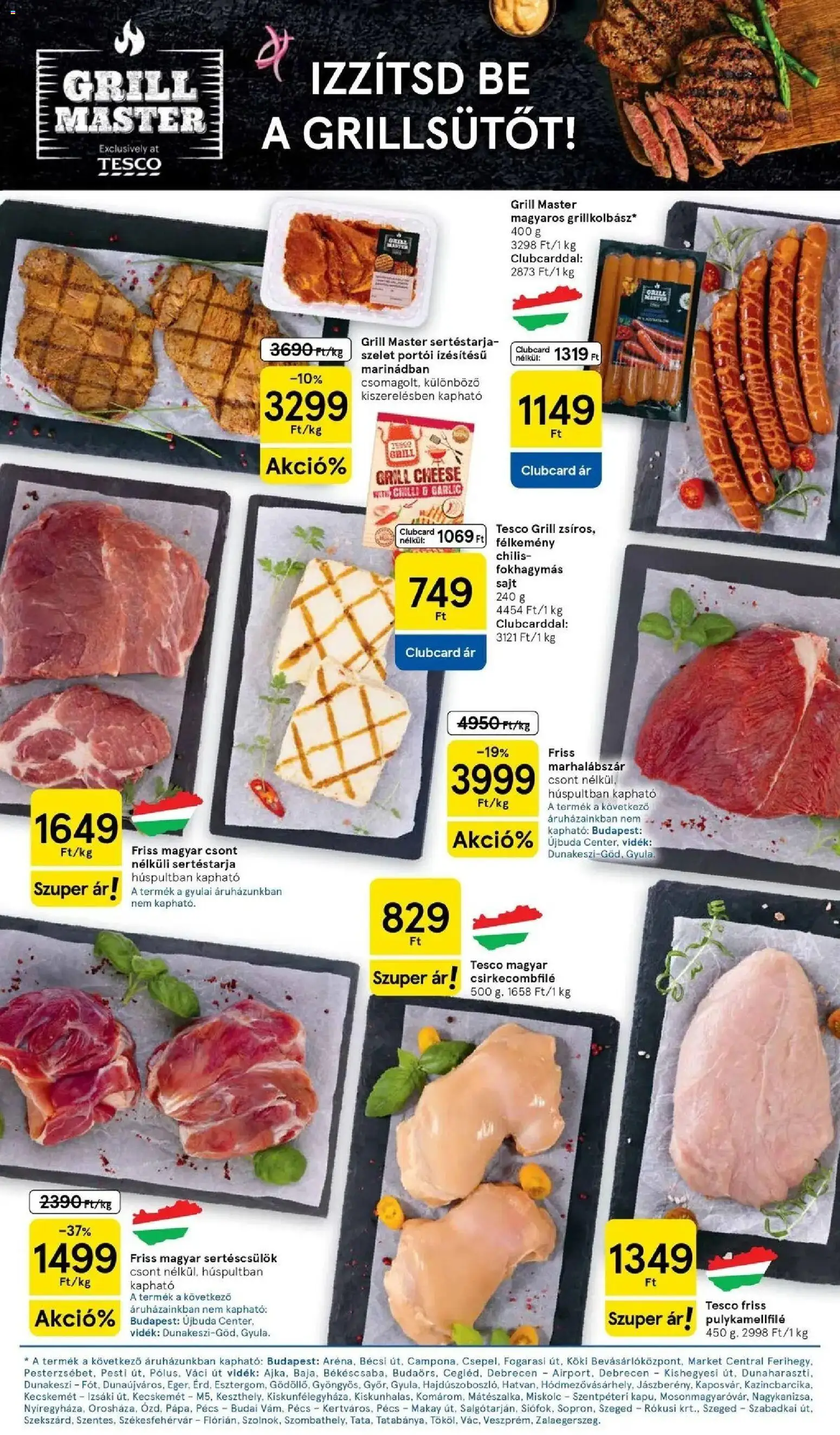 Tesco akciós ujság - amely érvényes a következő dátumtól: 2026.08.18. | Oldal: 3 | Termékek: Marhalábszár, Sertéstarja, Szelet, Sertéscsülök