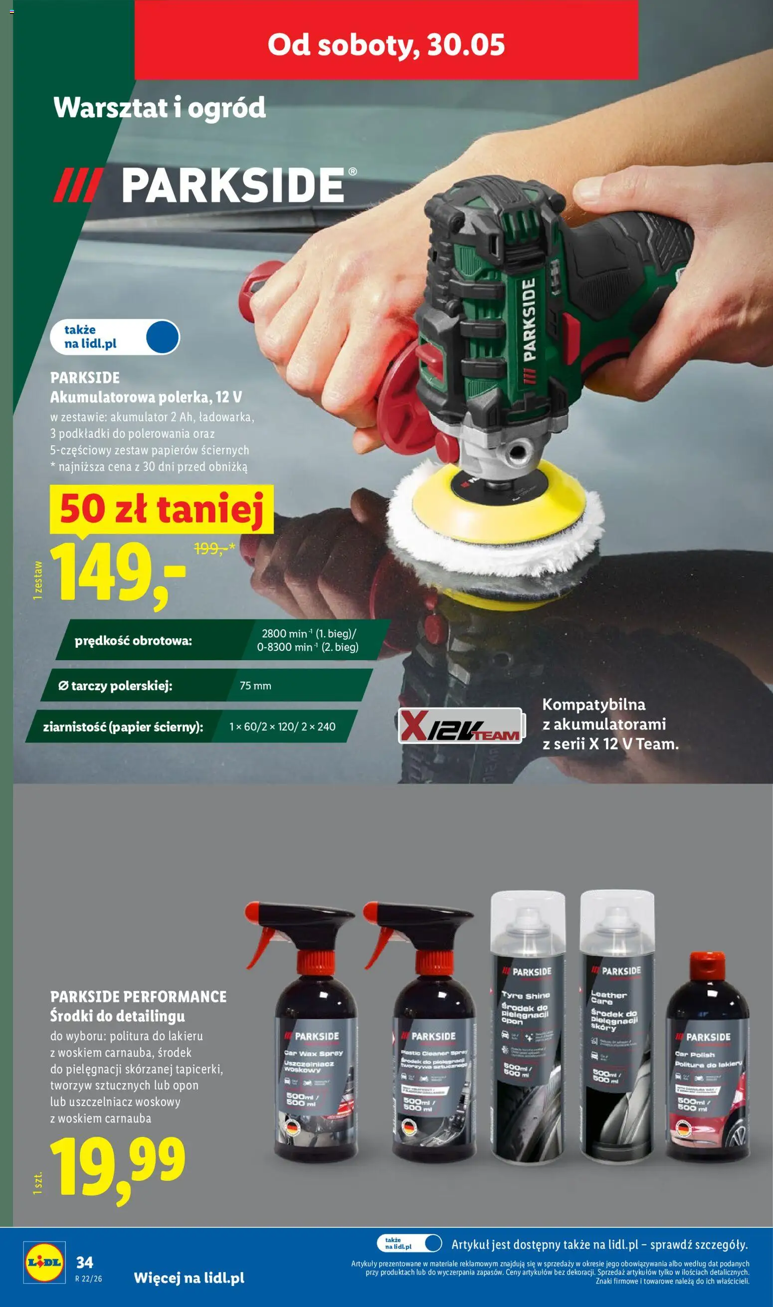 Lidl Polsko katalog od 25.05.2026 | Strana: 44 | Produkty: Parkside