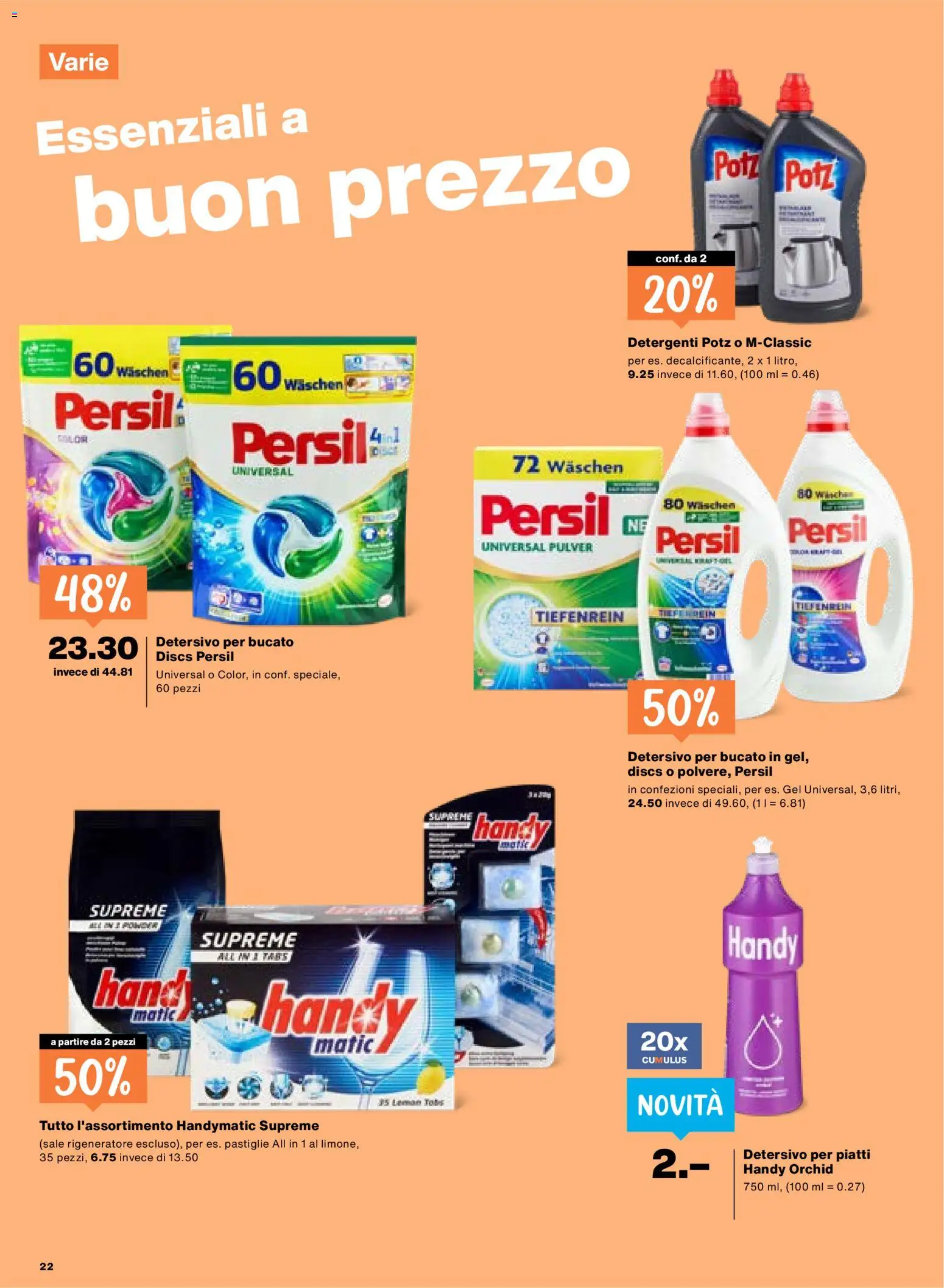 Migros aktionen IT – gültig ab 17.09.2026 | Seite: 22 | Produkte: Pulver