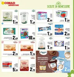 Anteprima del volantino MINI GRISSINI CONAD ALIMENTUM senza glutine multipack x6 180g, MINI GRISSINI CONAD ALIMENTUM senza glutine multipack x6 180g valido a partire dal 09/09/2026 | Pagina: 13 | Prodotti: Tisana, Riso, Tacchino, Yogurt bianco