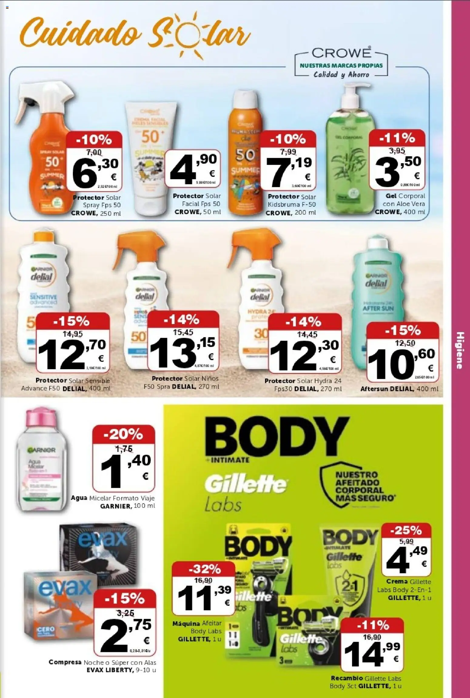 Masymas folleto │ válido desde el 17/07/2026 | Página: 17 | Productos: Agua micelar, Protector solar, Crema, Body