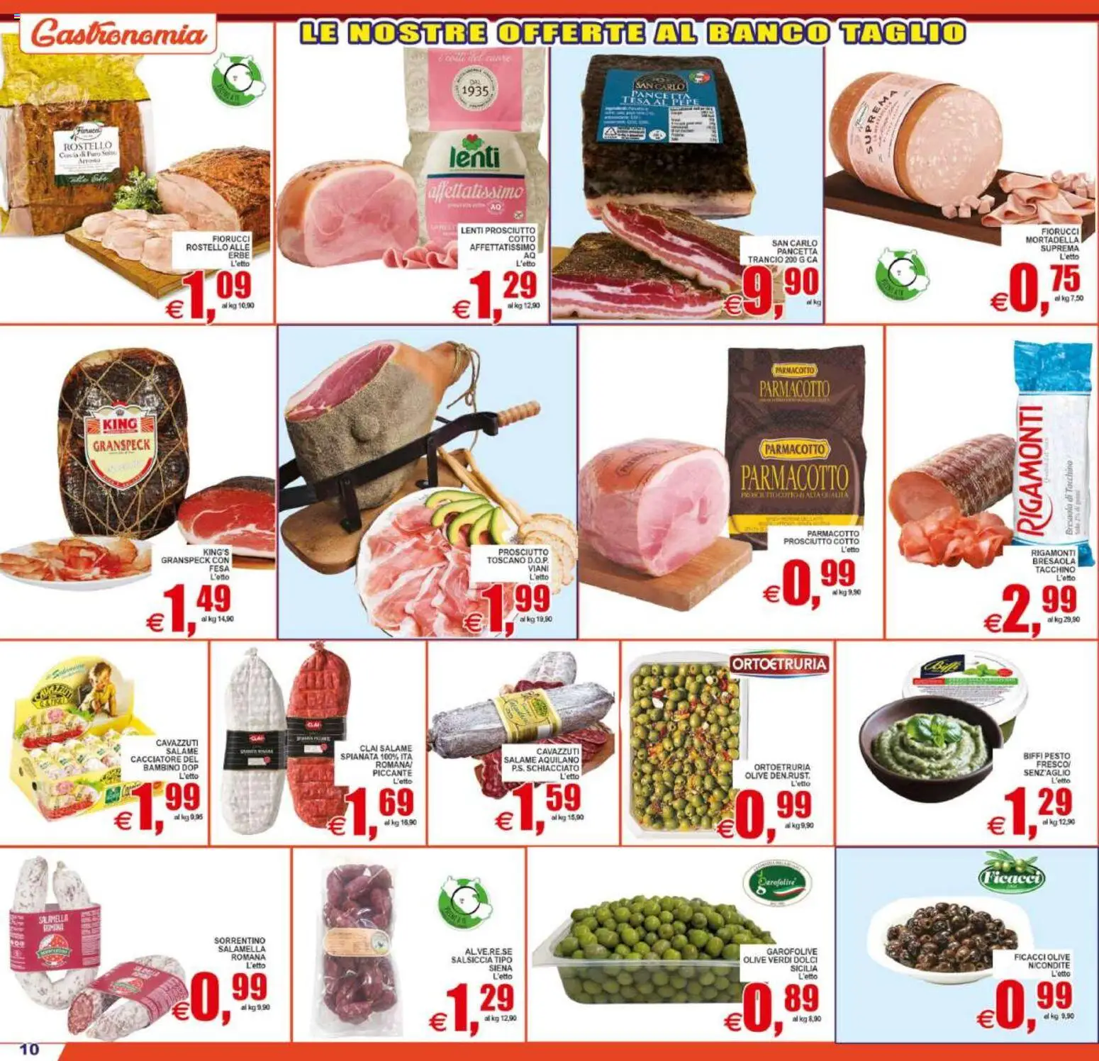 Volantino Pewex del 02/09/2026 | Pagina: 10 | Prodotti: Pancetta, Tacchino, Prosciutto, Mortadella