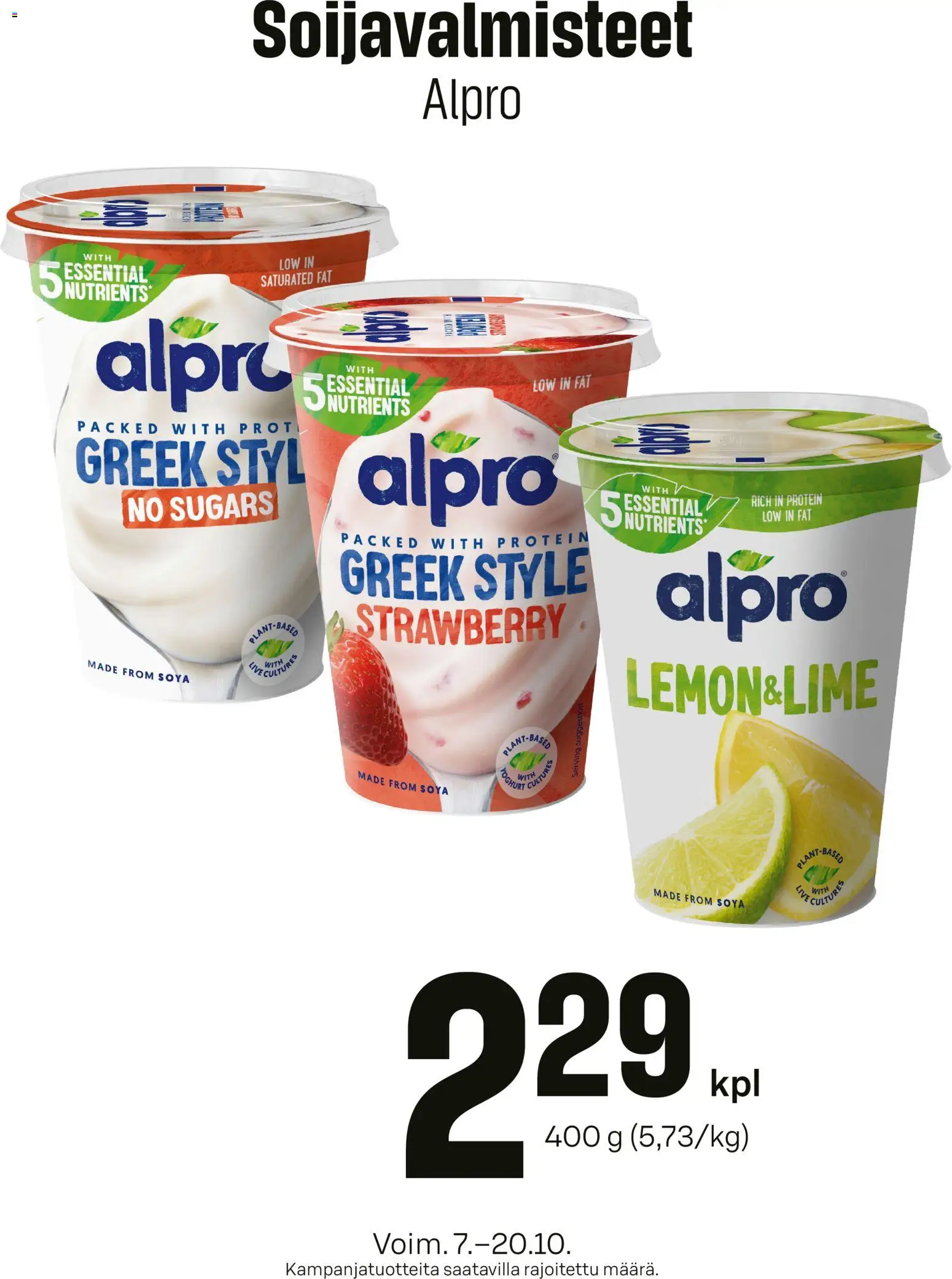 S-market Alpro – voimassa 07/10/2026 alkaen | Sivu: 1
