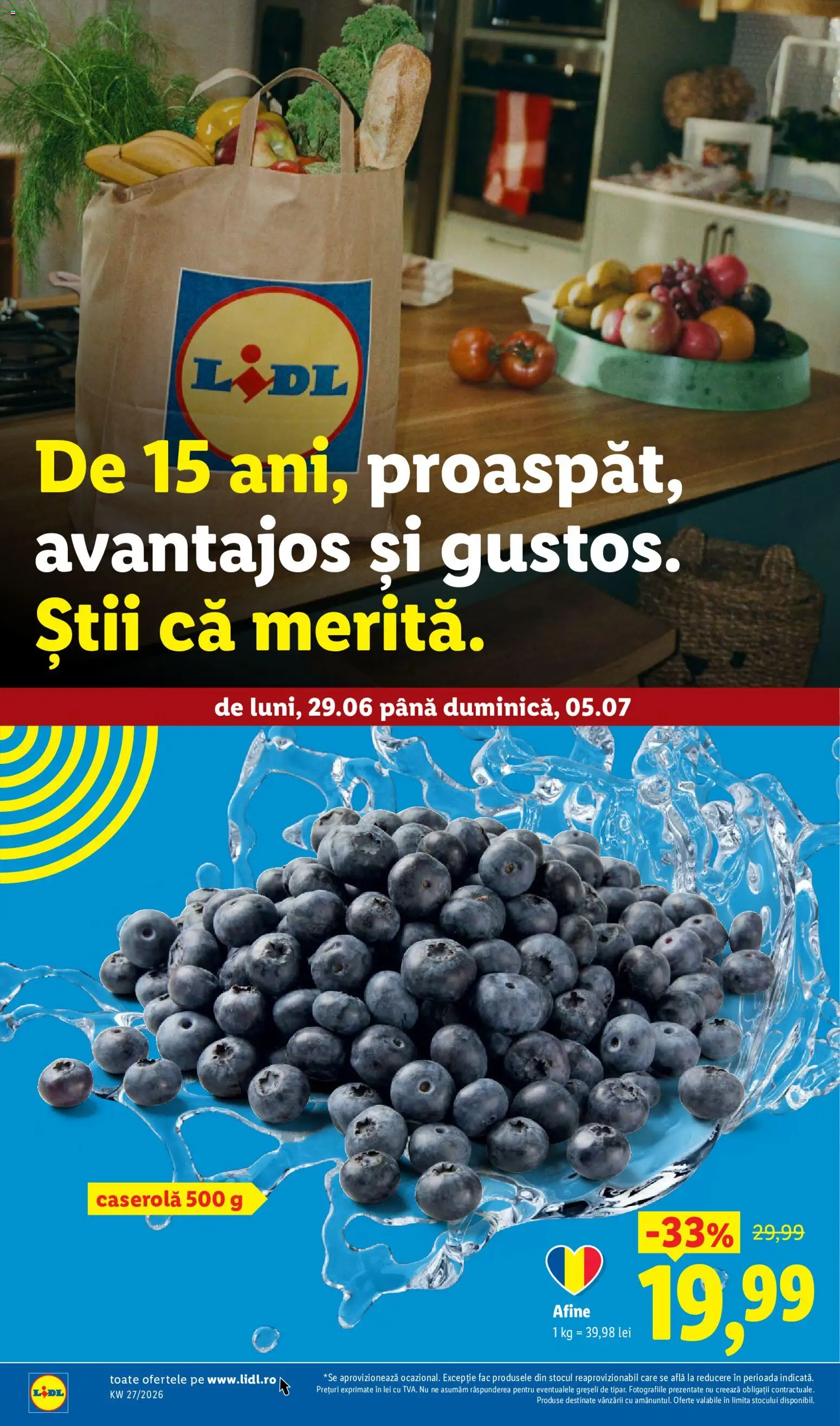 Noul catalog Lidl – valabil de la 29.06.2026 | Pagină: 8 | Produse: Afine