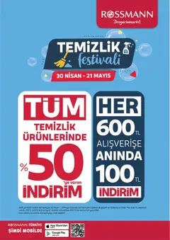 30.04.2026 tarihinden itibaren geçerli olan Rossmann kataloğu önizlemesi