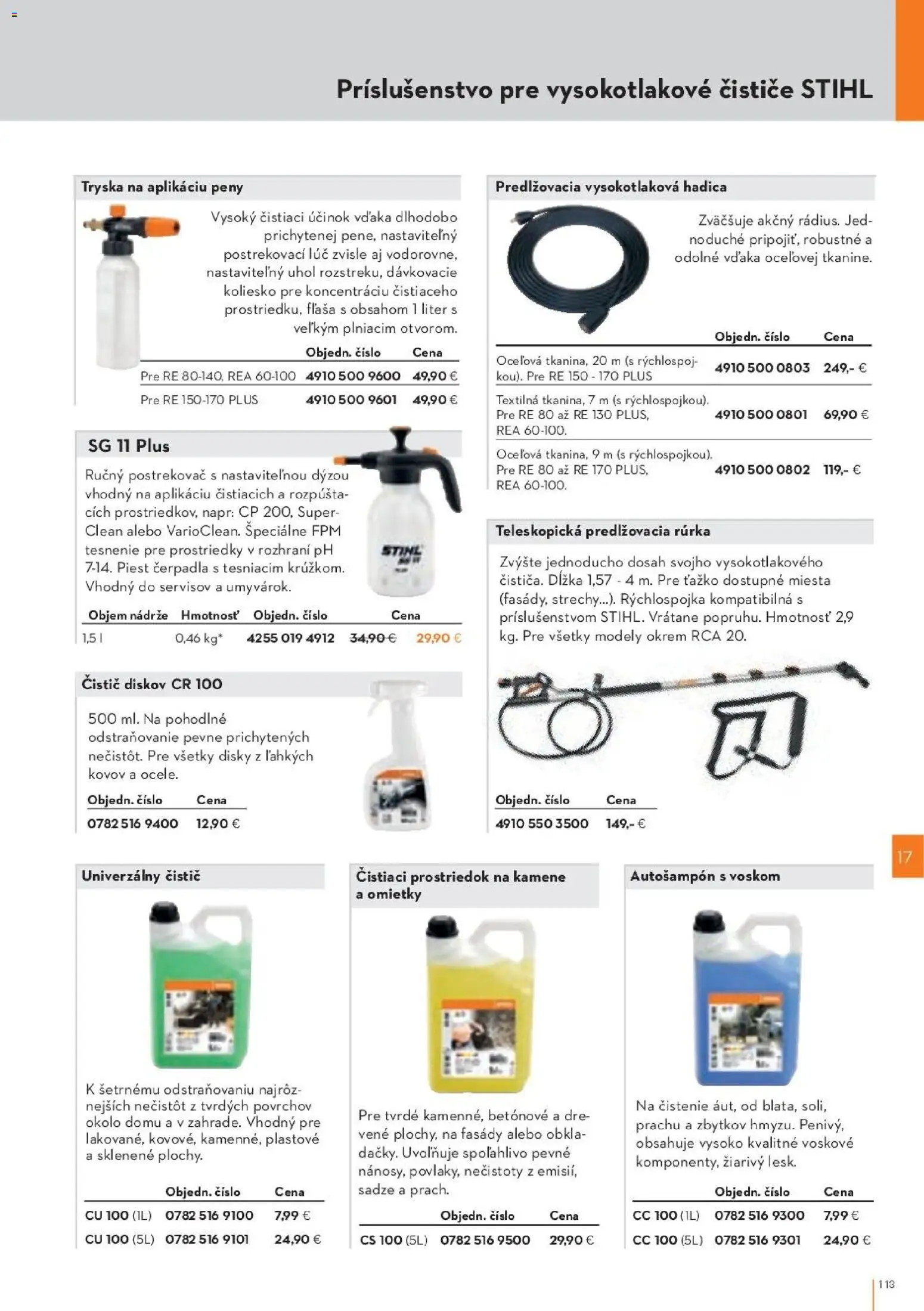 Nové STIHL akcie – leták je platný od 19.08.2026 | Strana: 113 | Produkty: Čistiaci prostriedok
