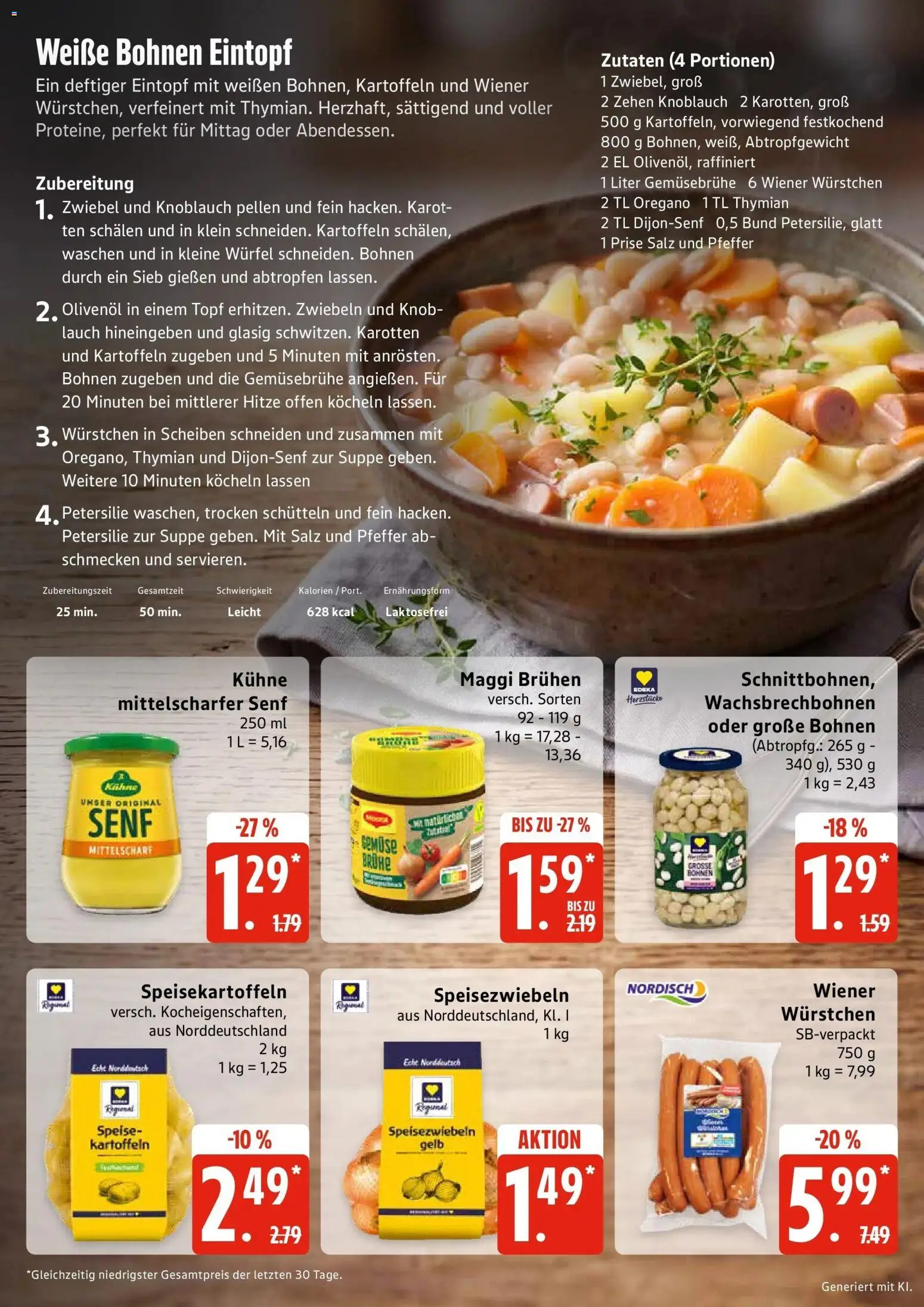 Edeka Prospekt Rostock (ab 12.10.2026) » Angebote Online | Seite: 19 | Produkte: Wiener wurstchen, Olivenol, Kartoffeln, Lauch