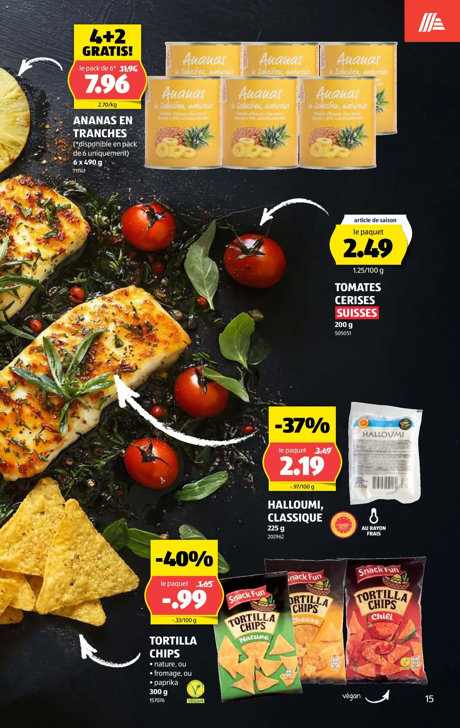 Aldi aktionen FR – gültig ab 09.07.2026 | Seite: 15 | Produkte: Chili, Ananas, Chips