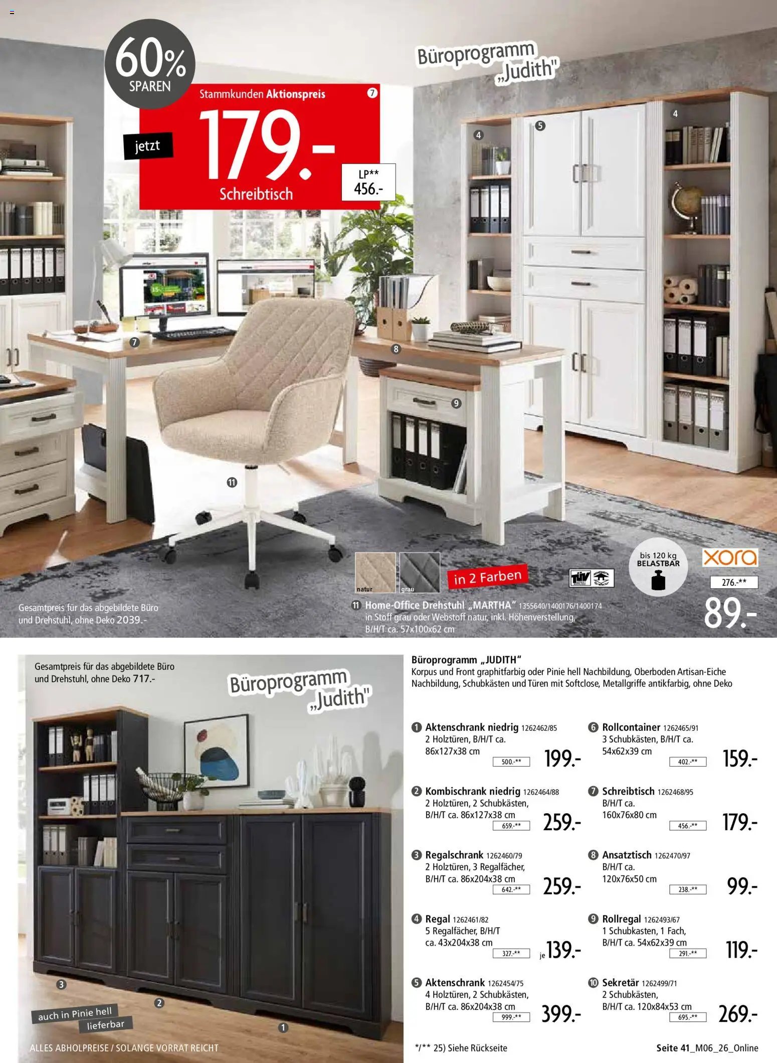 Zurbrüggen Z2-unschlagbar günstig – gültig ab 01.05.2026 | Seite: 41 | Produkte: Regal, Rollcontainer