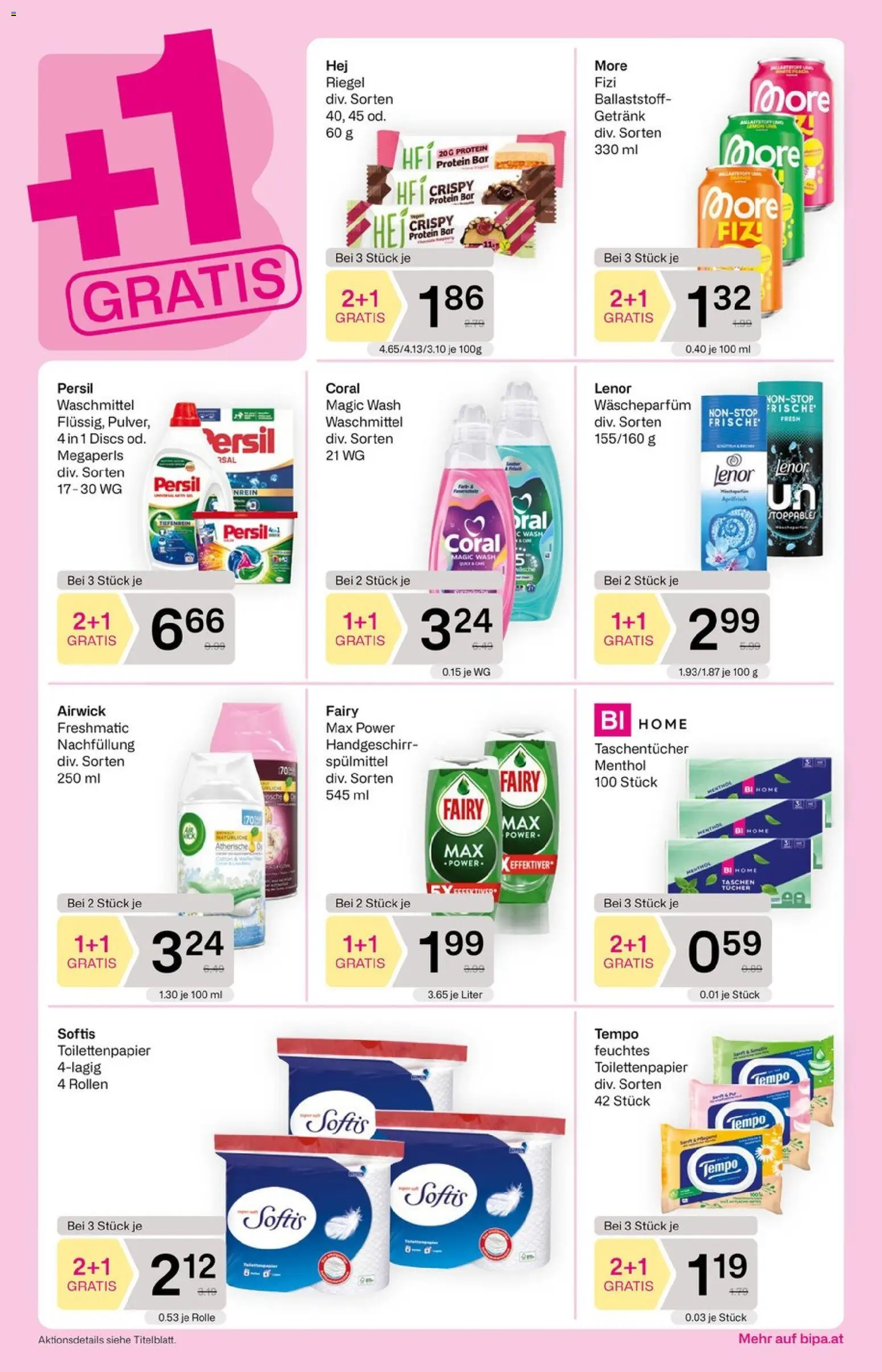 Bipa Flugblatt gültig ab 03.09.2026 | Seite: 4 | Produkte: Waschmittel