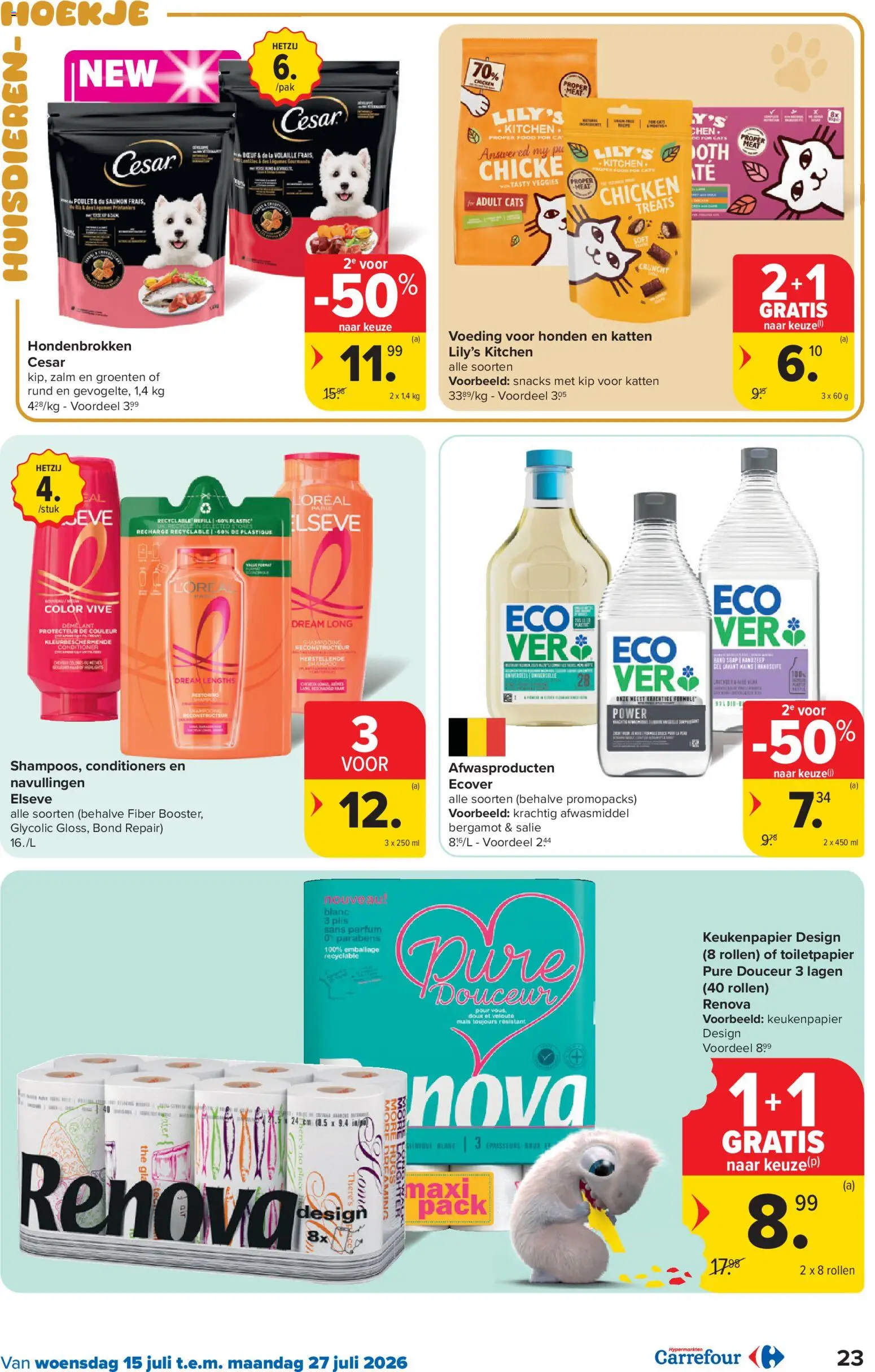{H1} | Pagina: 23 | Producten: Zalm, Afwasmiddel, Toiletpapier, Shampoo