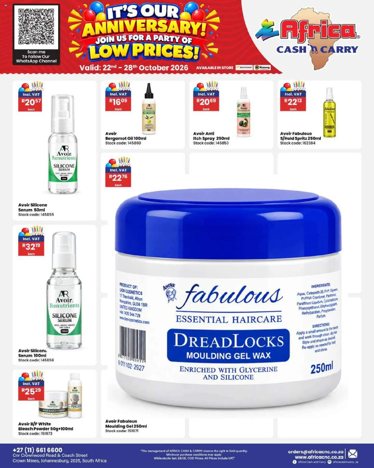 New Africa Cash & Carry catalogue – valid from 22/10/2026 | Page: 107