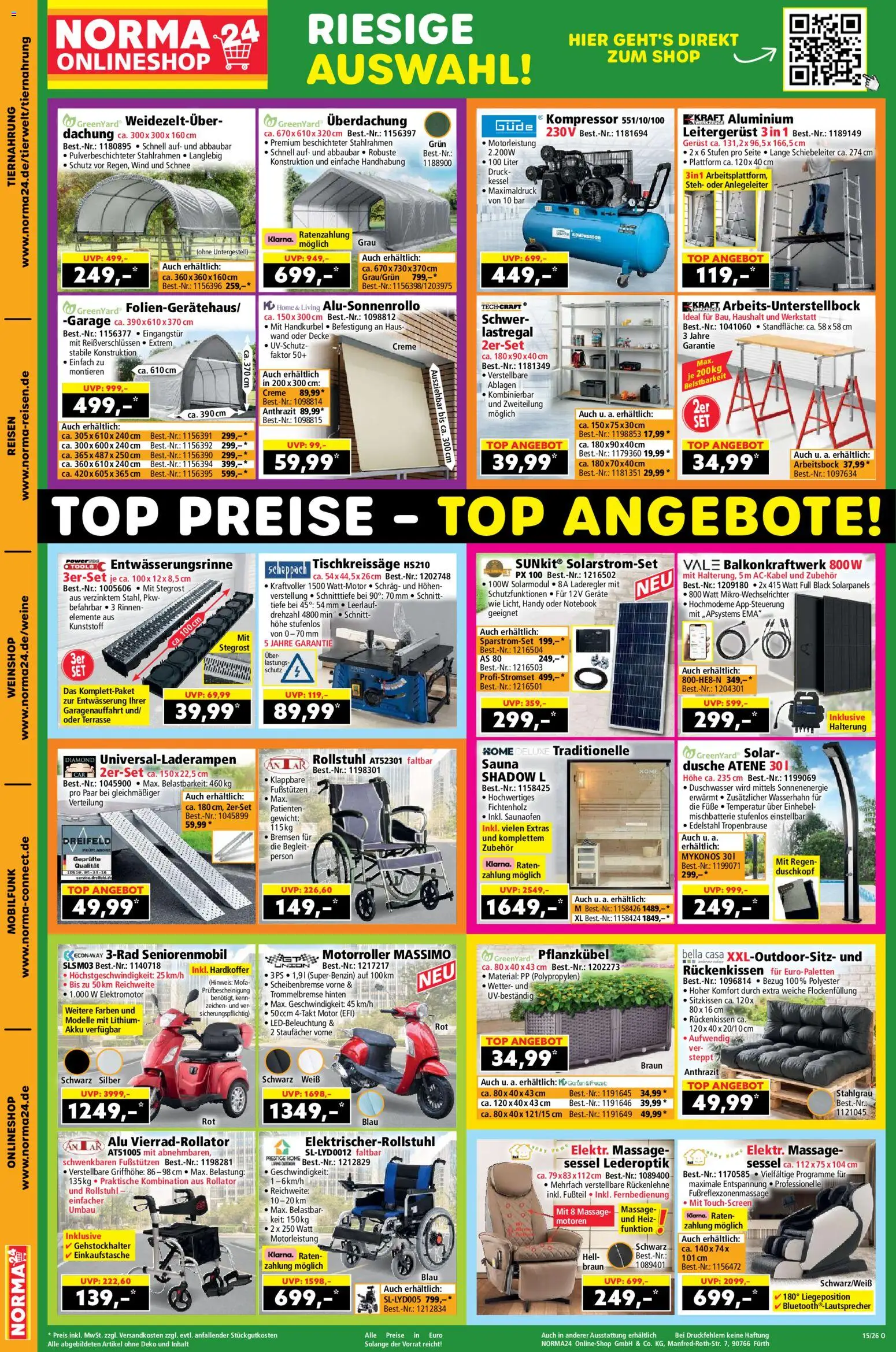 Norma Prospekt 	 – gültig ab 07.04.2026 | Seite: 21 | Produkte: Gewicht, Decke, Sessel, Creme