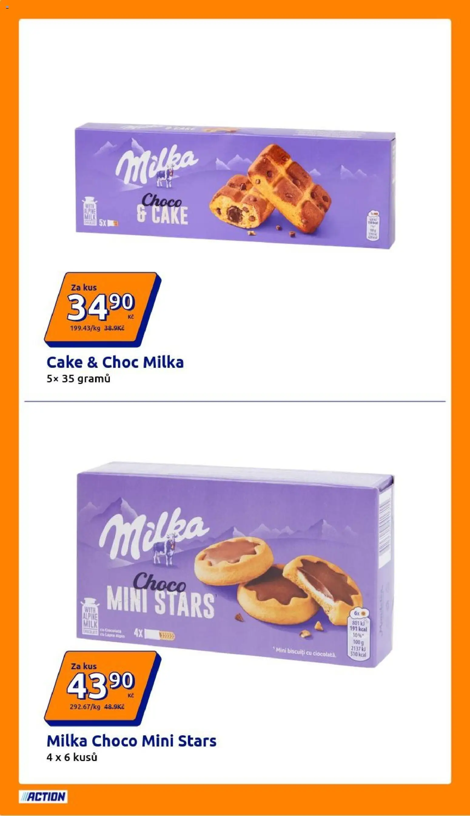 Action leták od 07.10.2026 | Strana: 8 | Produkty: Milka