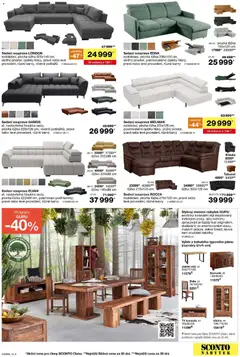Náhled letáku Sconto nábytek leták od 17.06.2026 | Strana: 13 | Produkty: Sedací souprava, Taburet, Tv, Barvy
