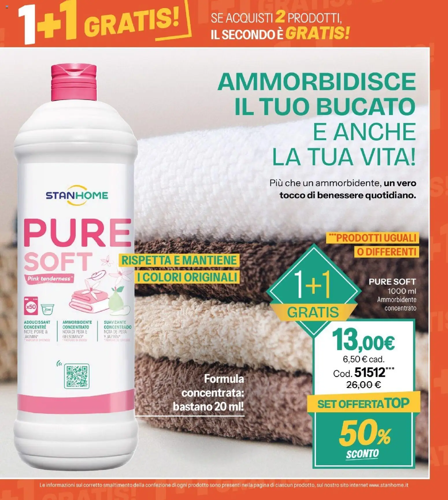 Volantino Stanhome del 14/07/2026 | Pagina: 8 | Prodotti: Ammorbidente, Top, Pera, Profumo
