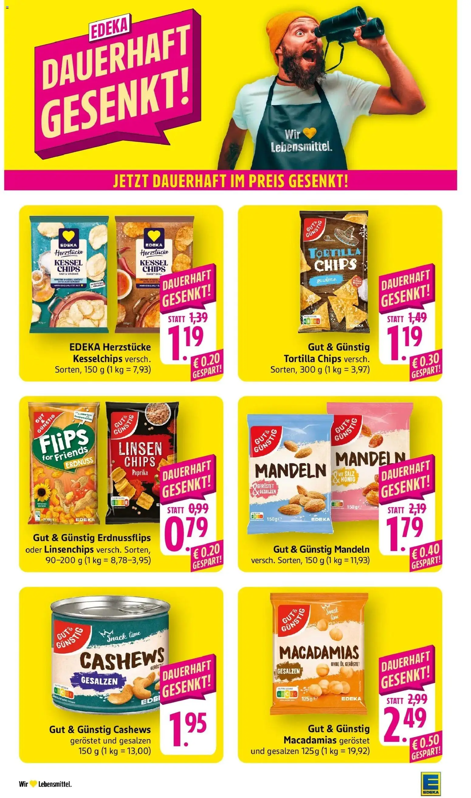 Edeka Prospekt Pirmasens (ab 12.10.2026) » Angebote Online | Seite: 25 | Produkte: Öl, Mandeln, Paprika, Salz
