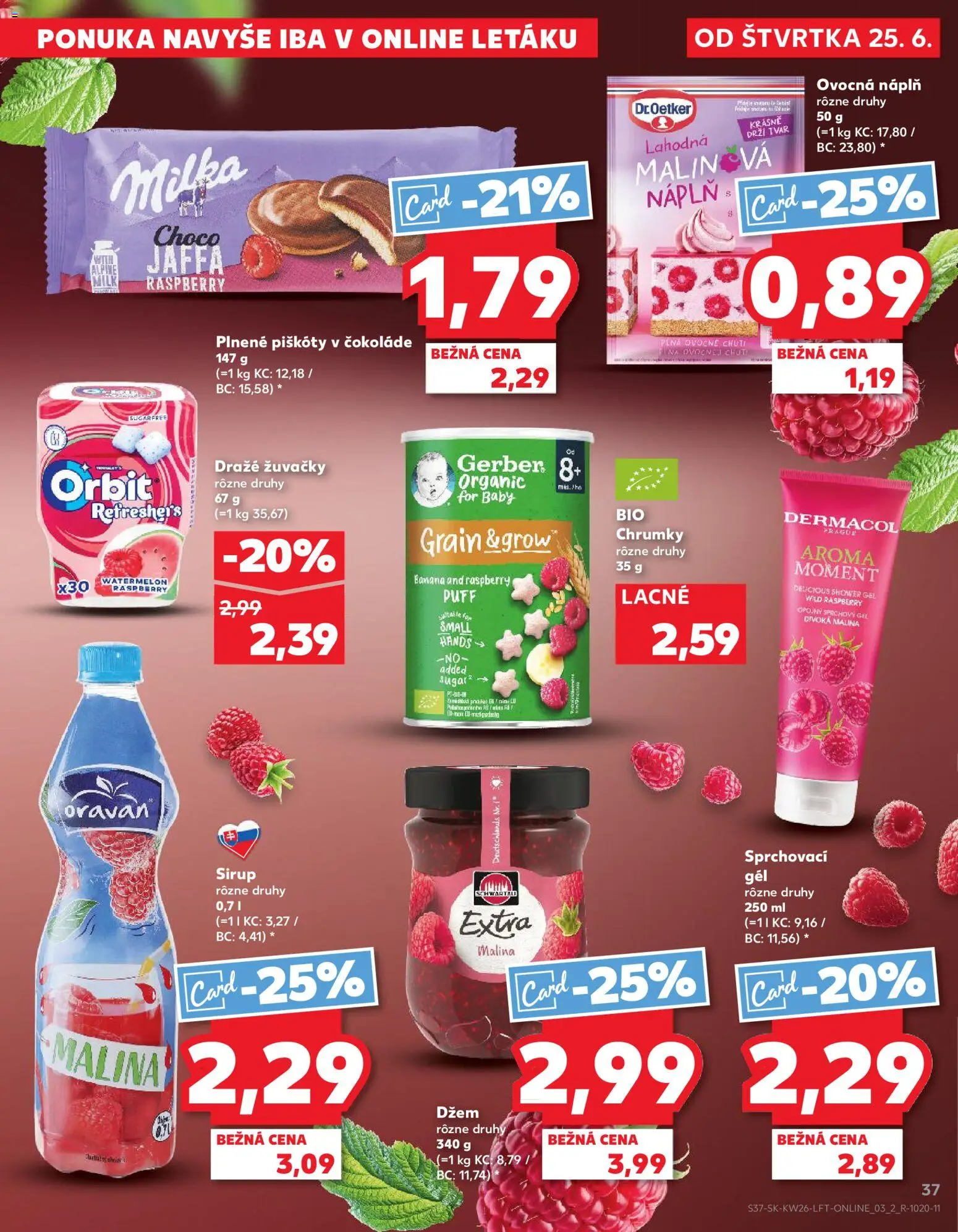 Kaufland SK akciós ujság - amely érvényes a következő dátumtól: 2026.06.25. | Oldal: 37