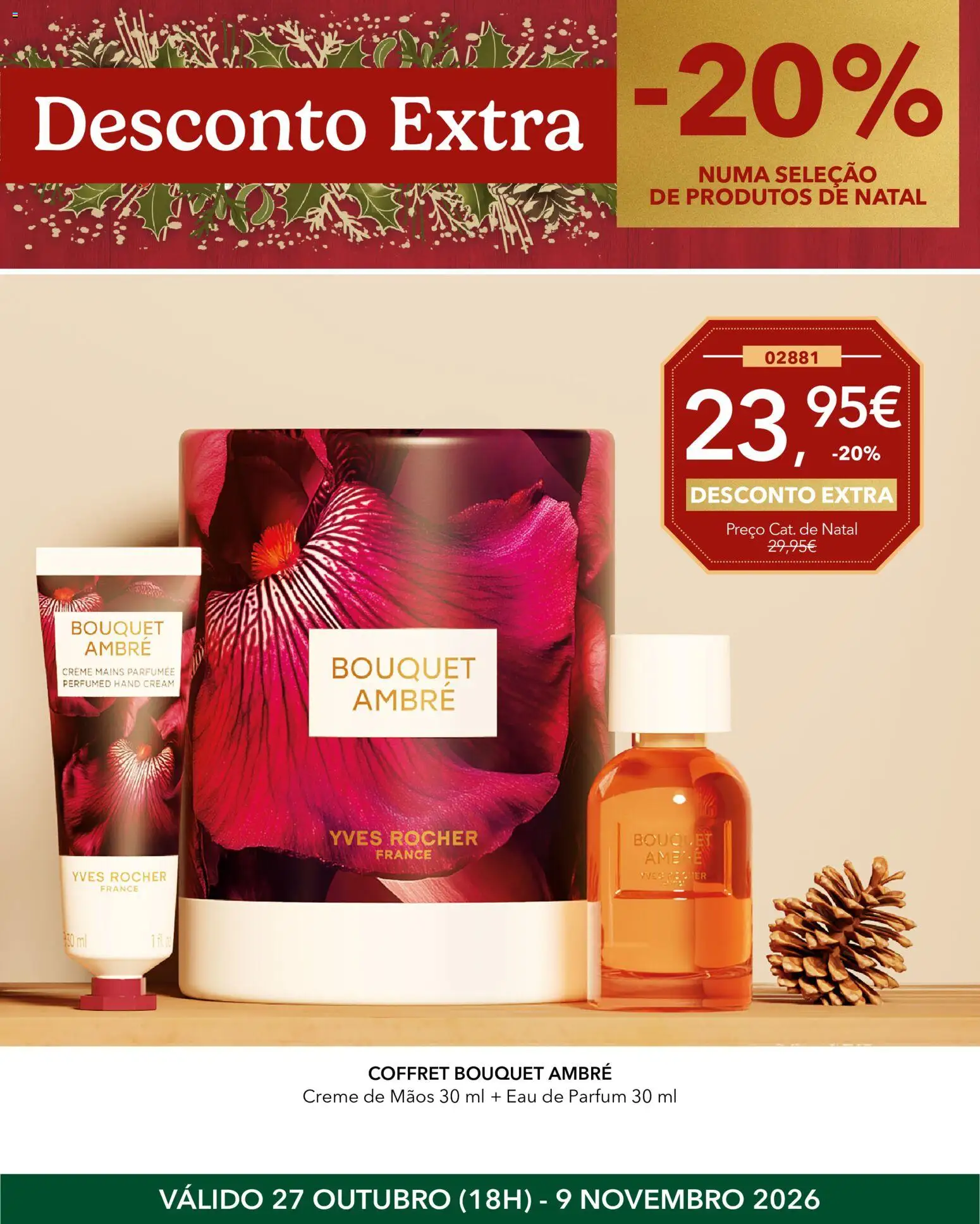 Yves Rocher Natal desconto extra │ válido de 27/10/2026 | Página: 13 | Produtos: Creme
