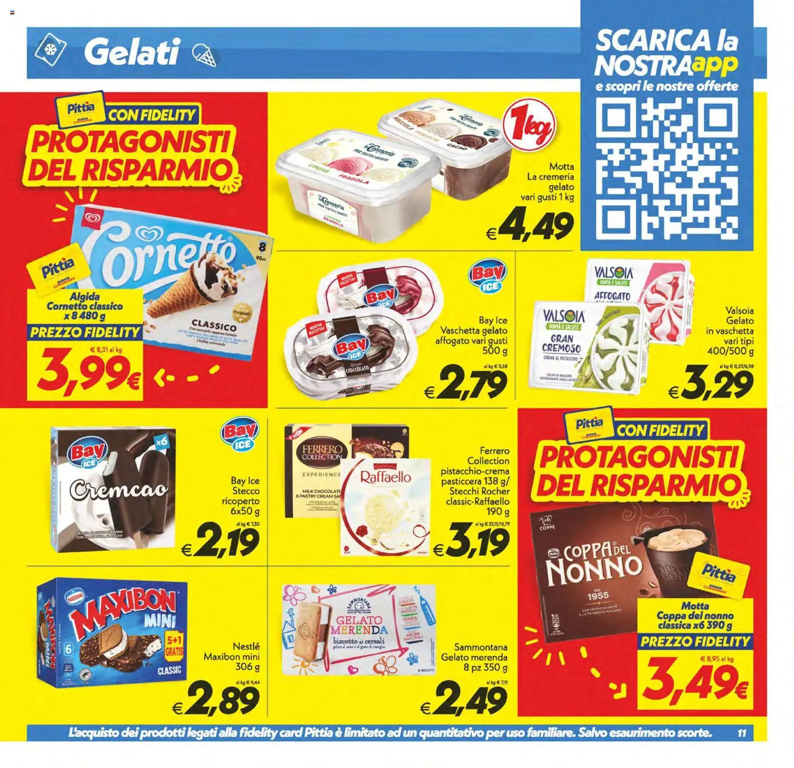 Volantino SuperConveniente del 29.05.2026 | Pagina: 11 | Prodotti: Crema, Cioccolato, Gelato, Latte