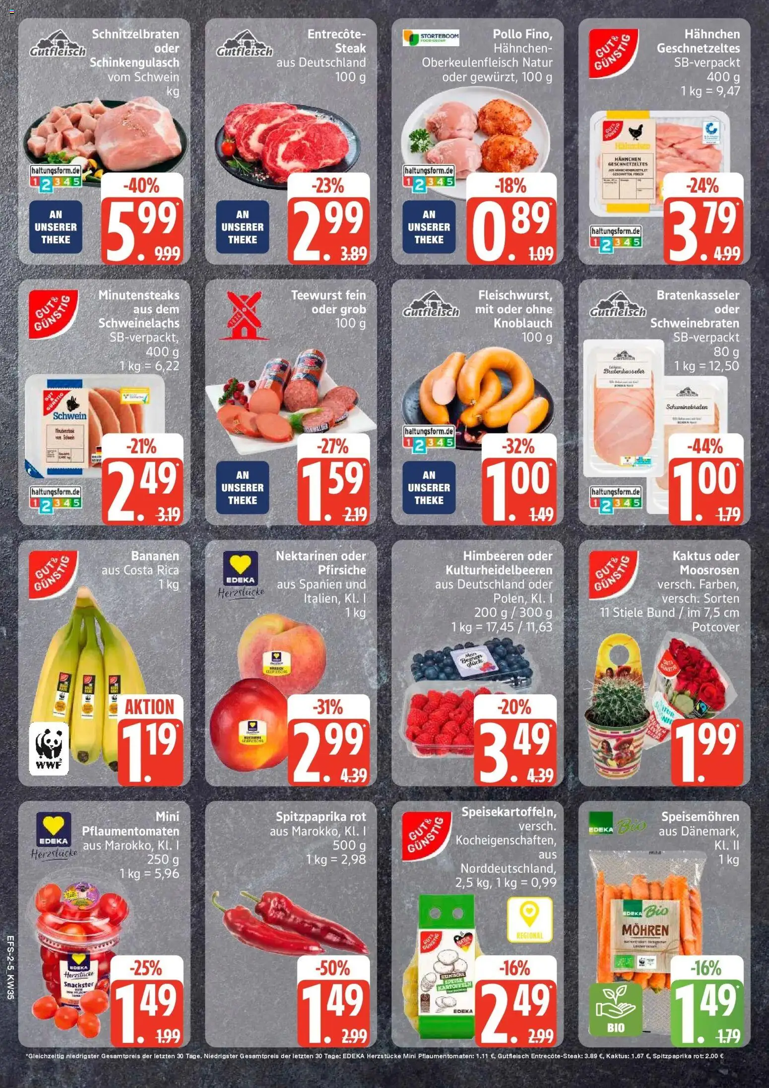 Edeka Prospekt Ostseebad Prerow (ab 24.08.2026) » Angebote Online | Seite: 2 | Produkte: Himbeeren, Entrecote, Knoblauch, Steak