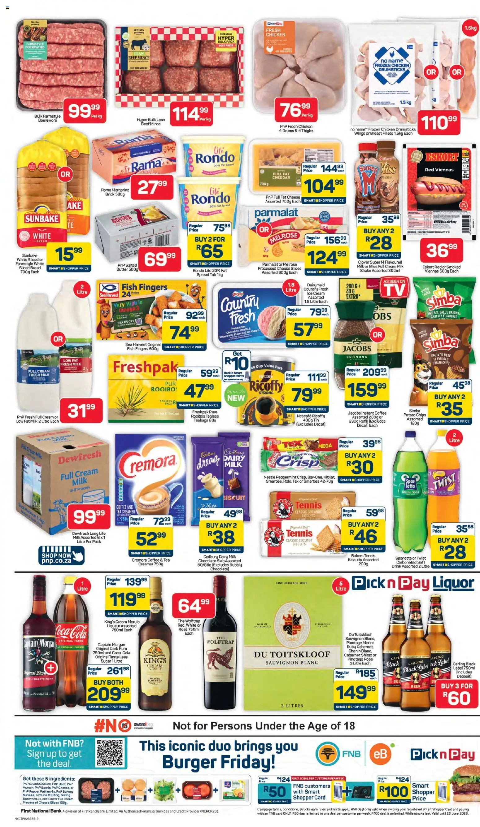New Pick n Pay catalogue – valid from 08.06.2026 | Page: 2 | Products: Chutney, Bakery, Creamer, Estuche organizador de viaje