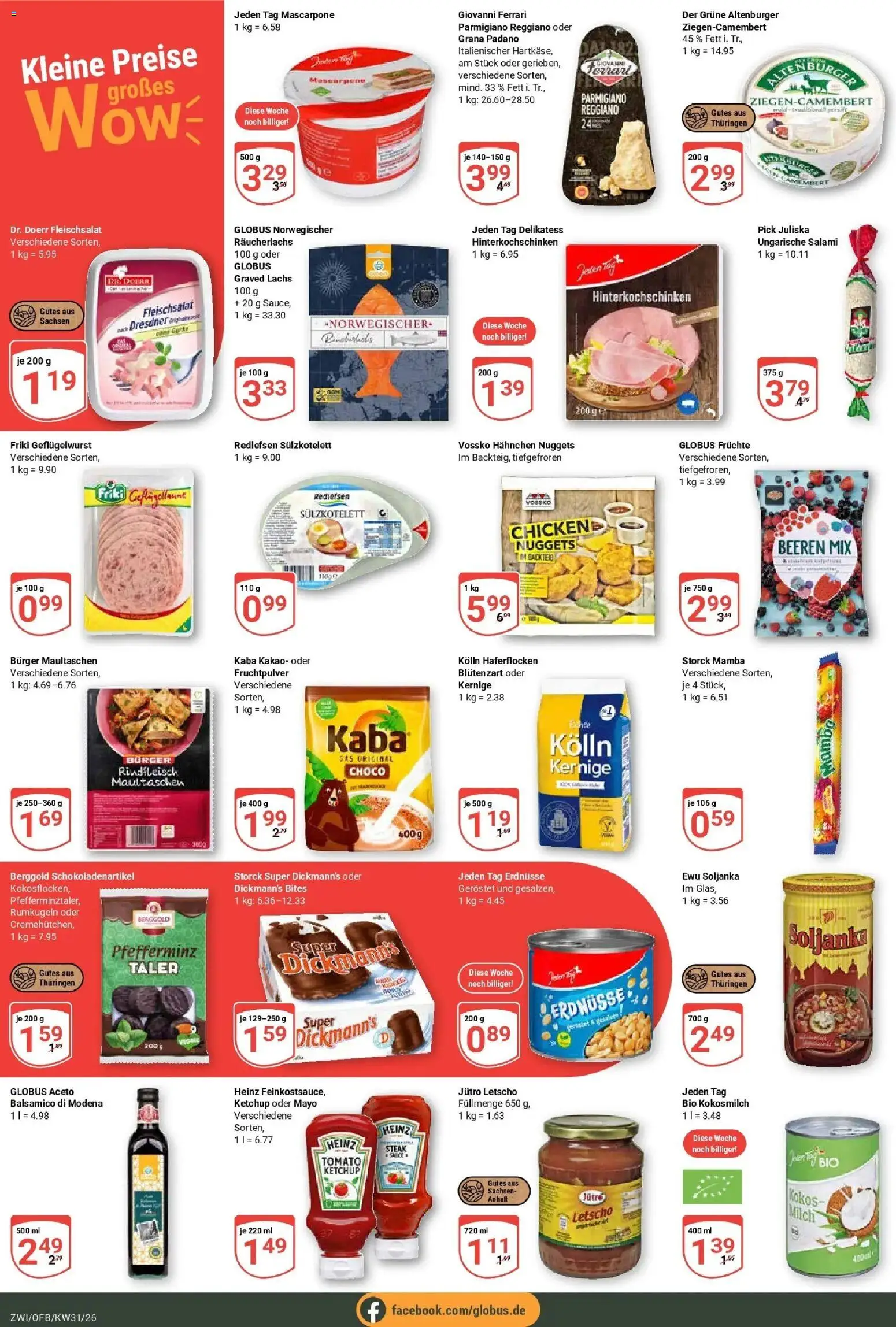 Globus Prospekt Zwickau – gültig ab 27.07.2026 | Seite: 7 | Produkte: Erdnüsse, Kolln, Salami, Maultaschen