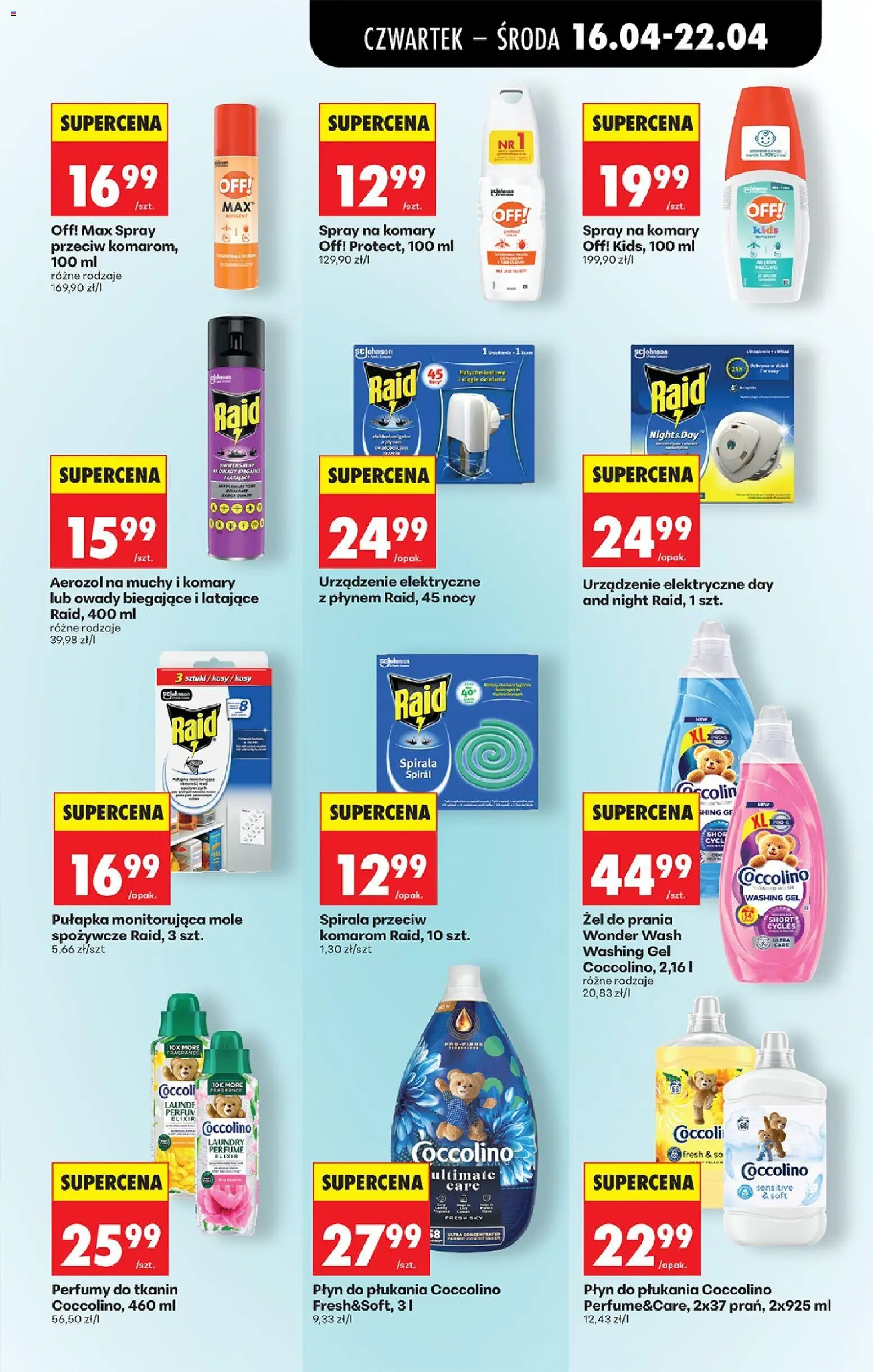 Biedronka Polsko leták - Codziennie niskie ceny od 16.04.2026 | Strana: 81 | Produkty: Coccolino, Raid