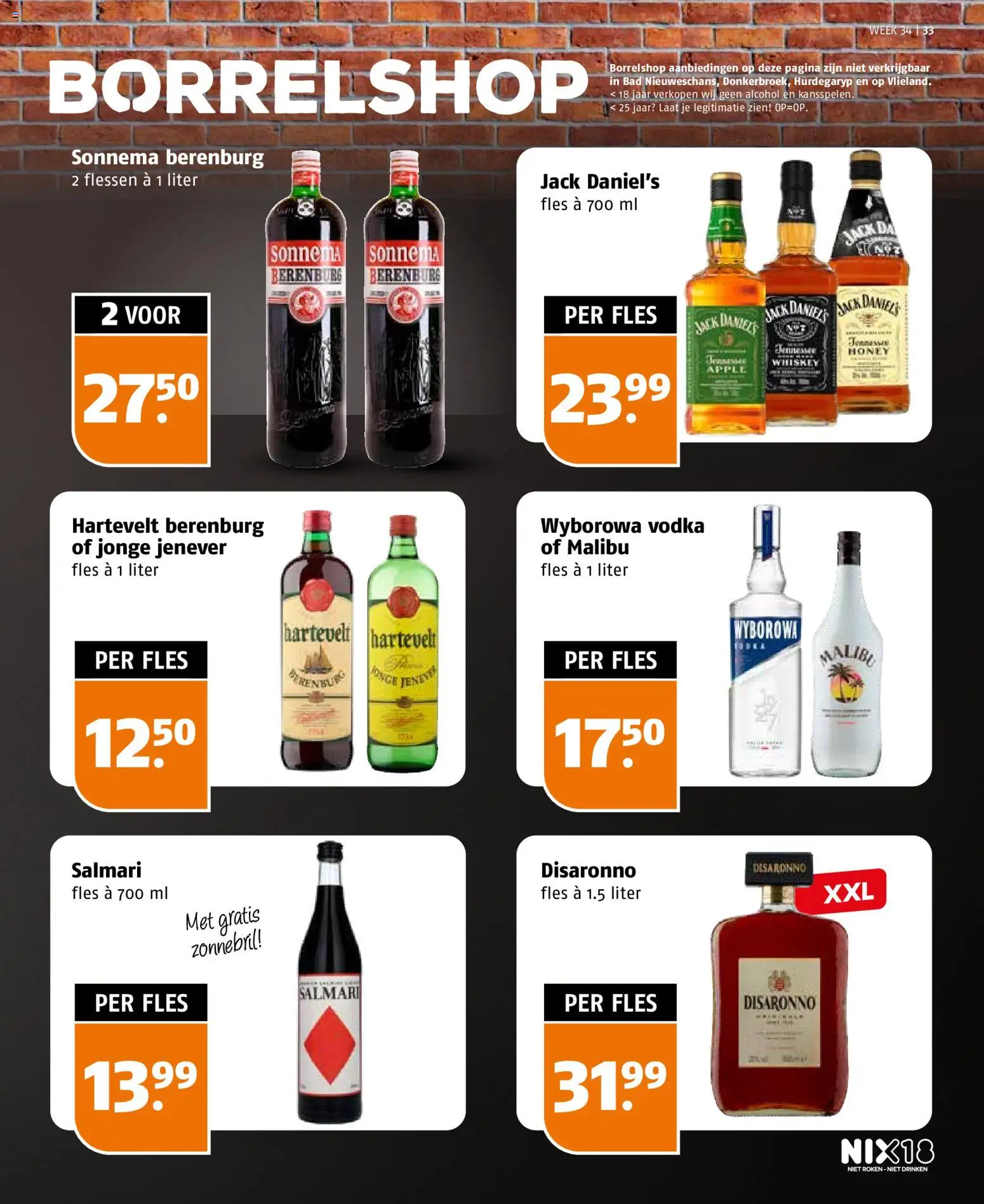 {H1} | Pagina: 33 | Producten: Vodka, Bad, Jack Daniel’s, Jack Daniel’s Honey