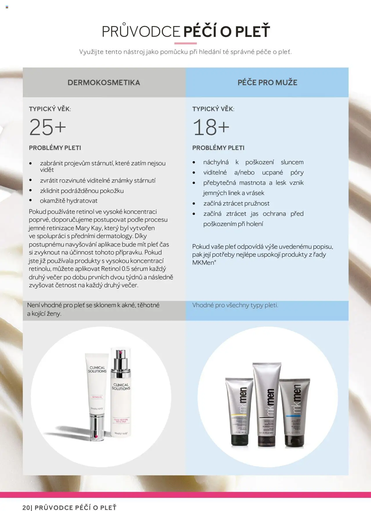 Mary Kay katalog - Průvodce péčí o pleť od 22.02.2025 | Strana: 20 | Produkty: Známky, Sérum