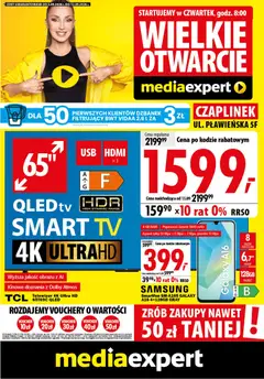 Pogląd oferty "Mediaexpert promocje - Wielkie otwarcie Czaplinek" - ważna od 03.09.2026