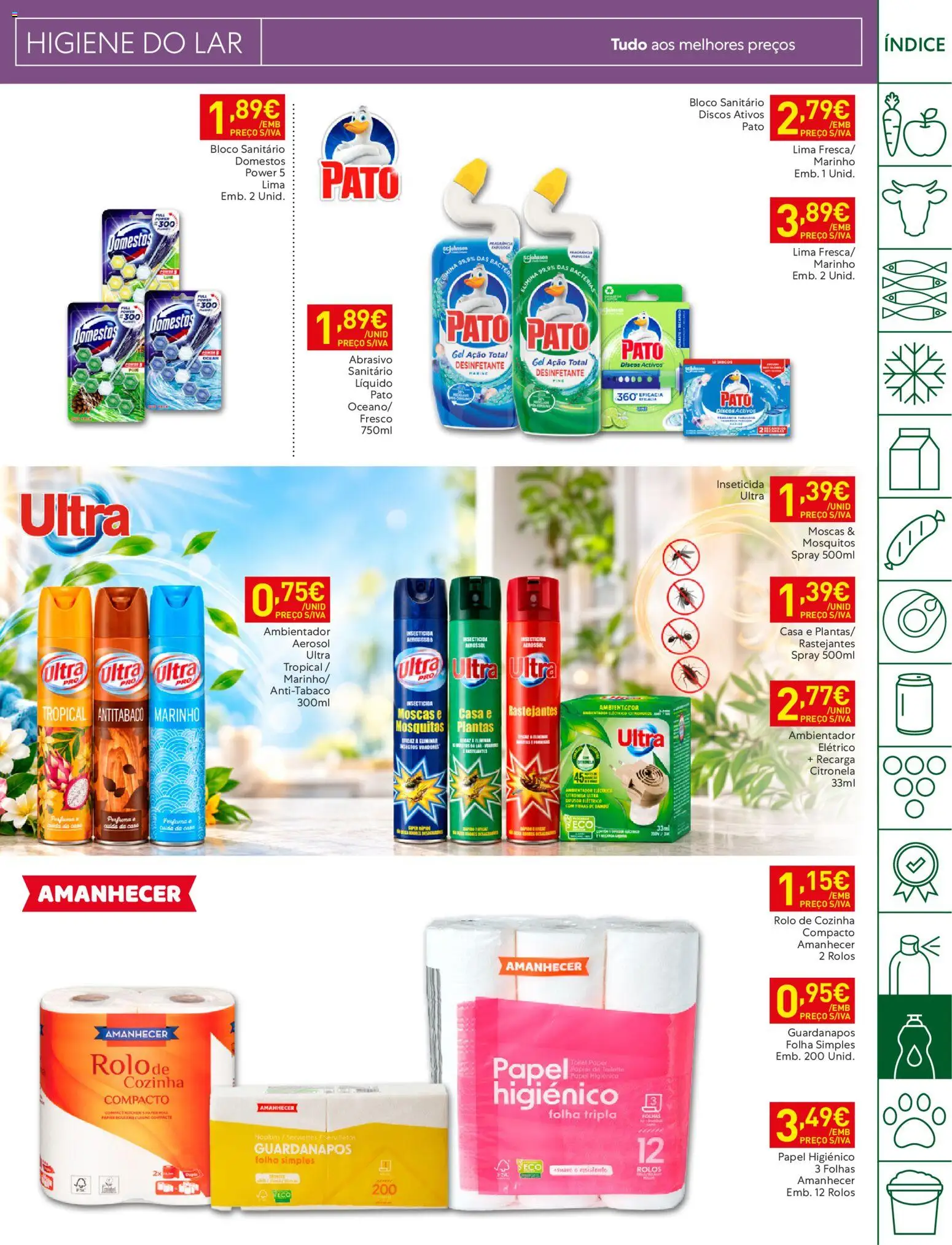 Recheio folheto Madeira │ válido de 29/09/2026 | Página: 35 | Produtos: Papel higiénico, Pato, Guardanapos, Ambientador