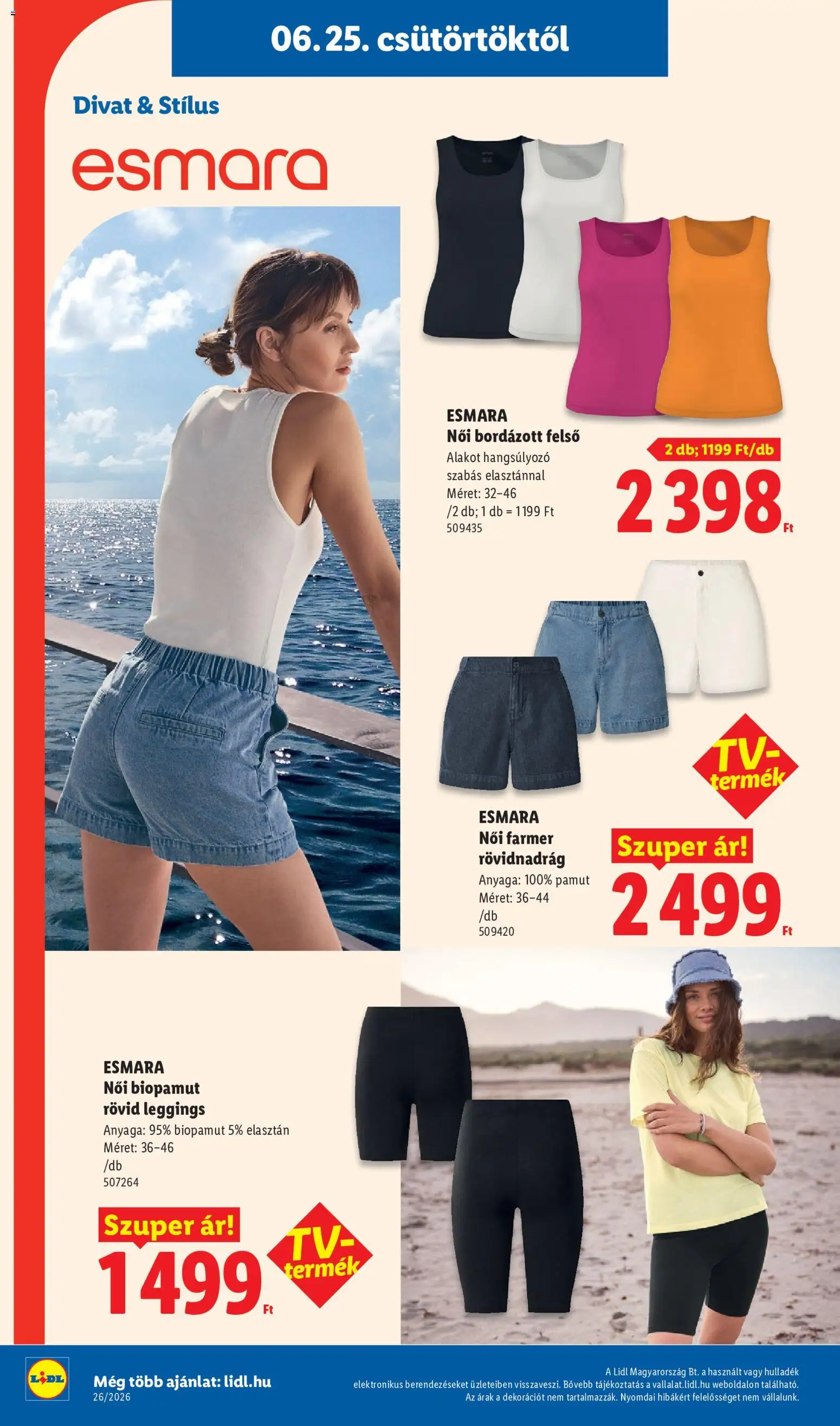 Lidl akciós ujság - amely érvényes a következő dátumtól: 25.06.2026 | Oldal: 2